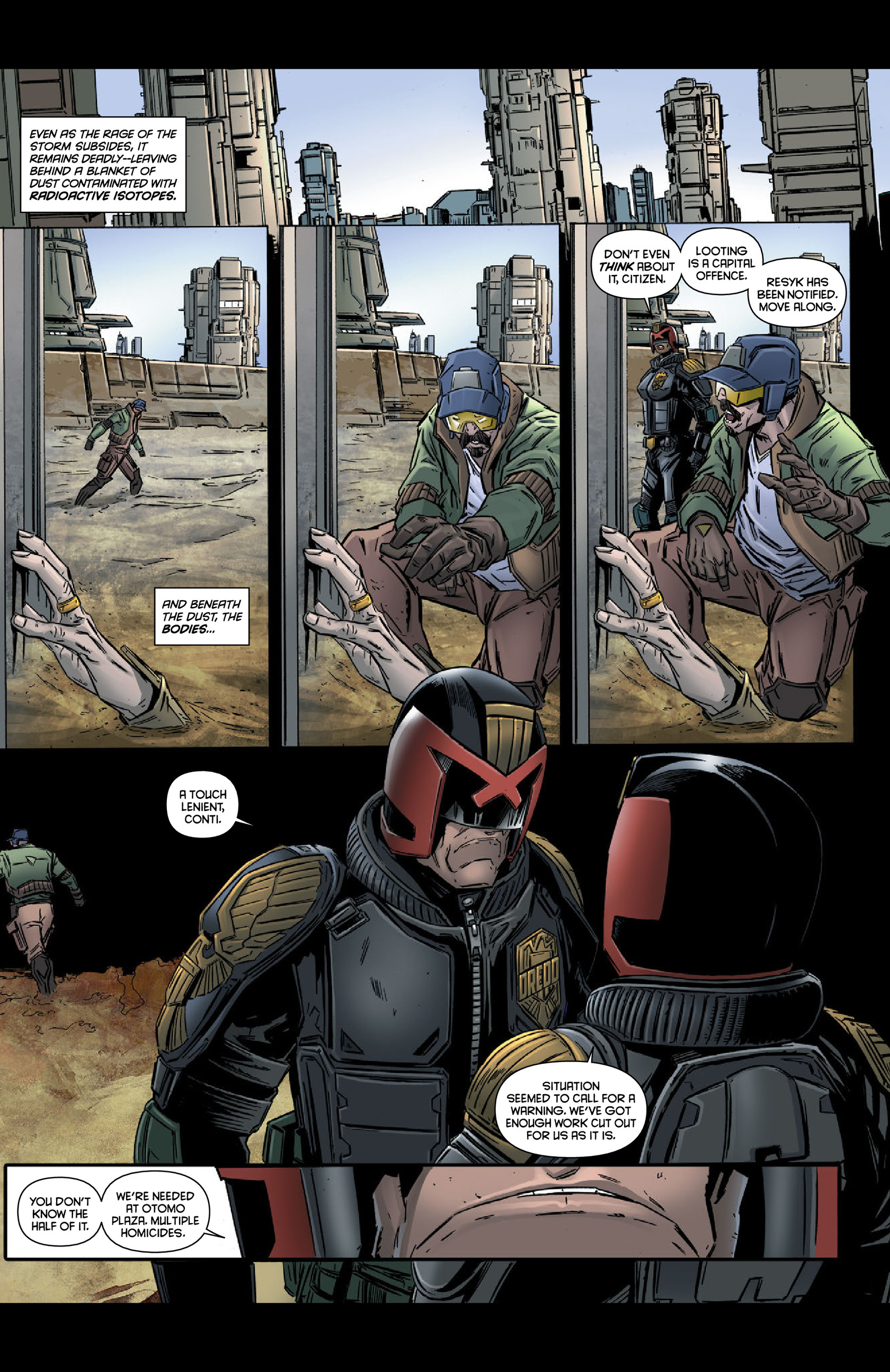 Read online Dredd: Dust comic -  Issue #1 - 7