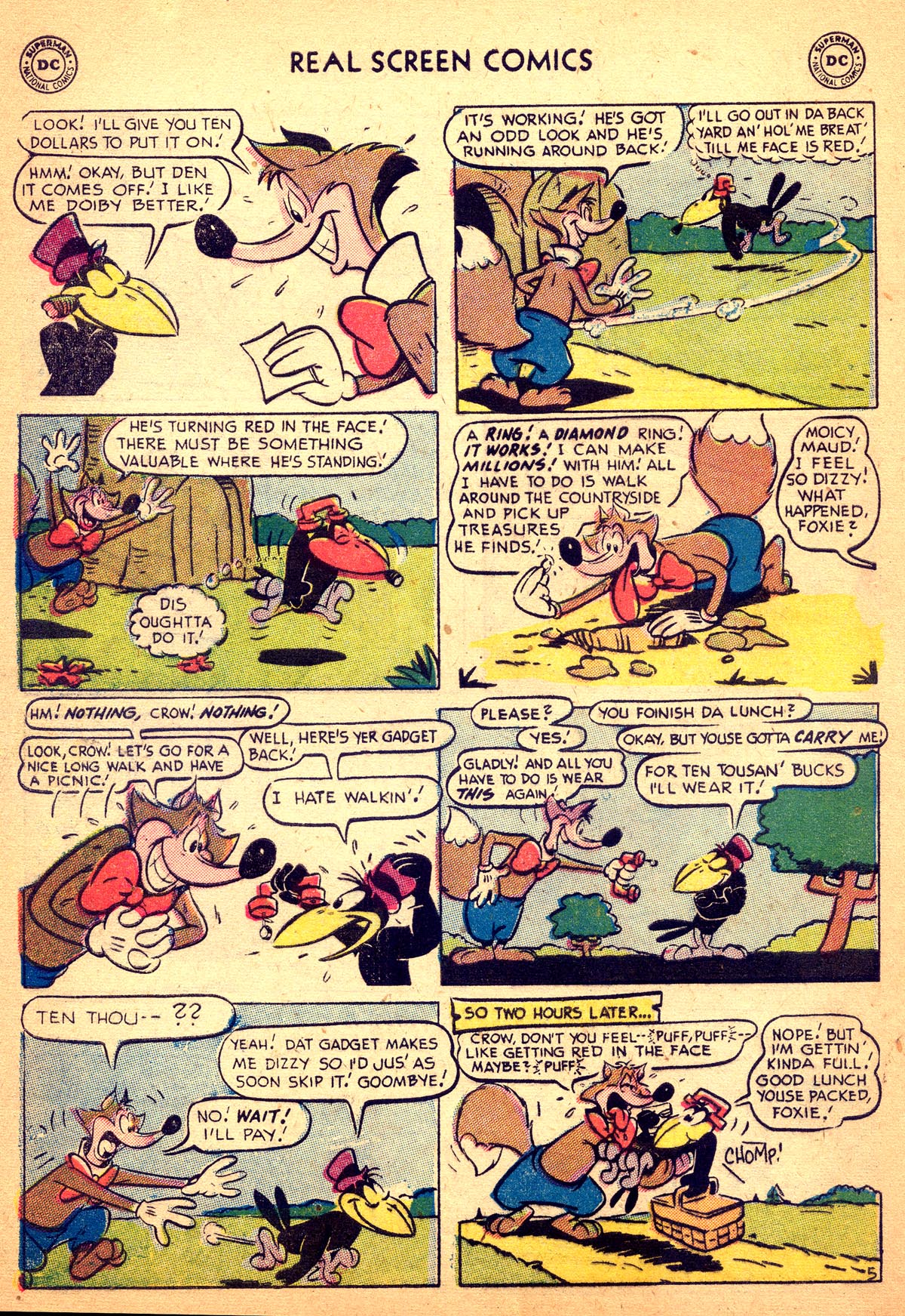 Read online Real Screen Comics comic -  Issue #56 - 32