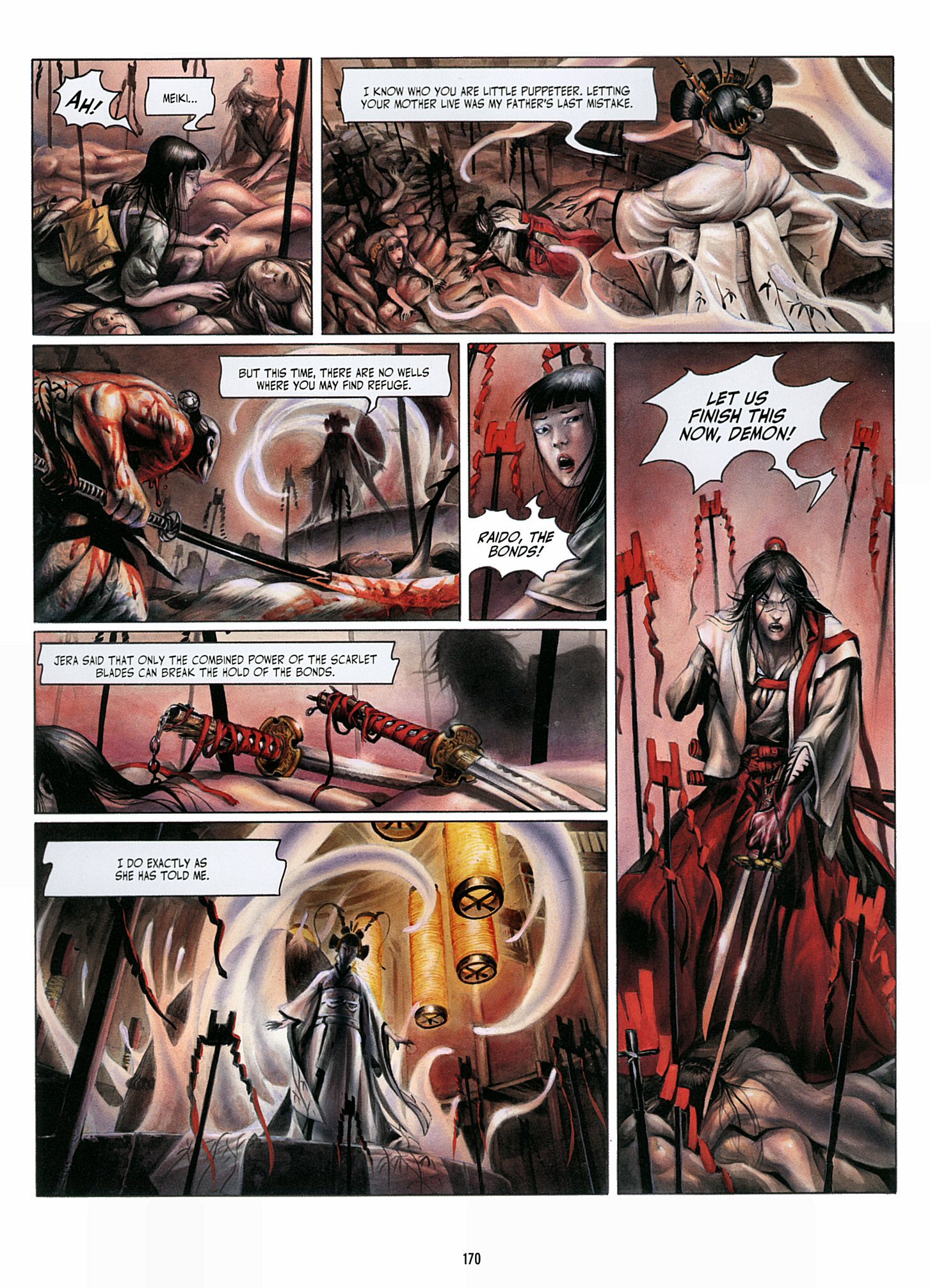 Read online Legend of the Scarlet Blades comic -  Issue # TPB - 171