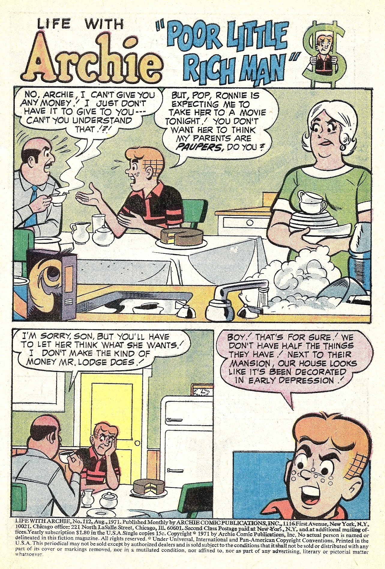 Read online Life With Archie (1958) comic -  Issue #112 - 3