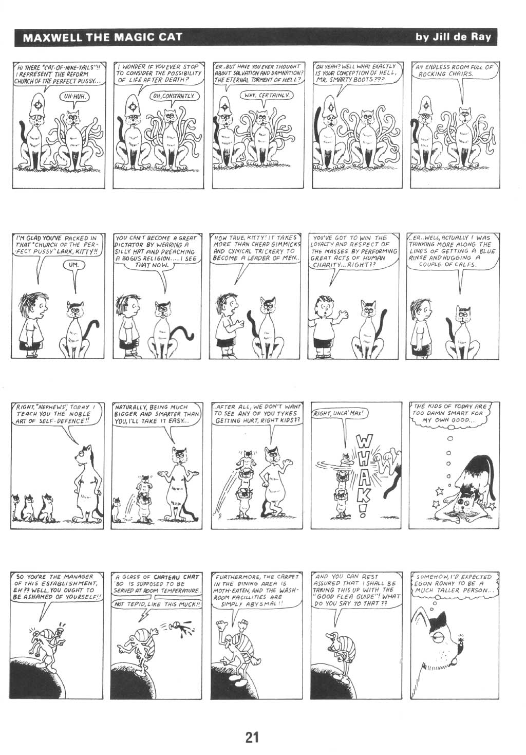 Read online Alan Moore's Maxwell the Magic Cat comic -  Issue #1 - 20