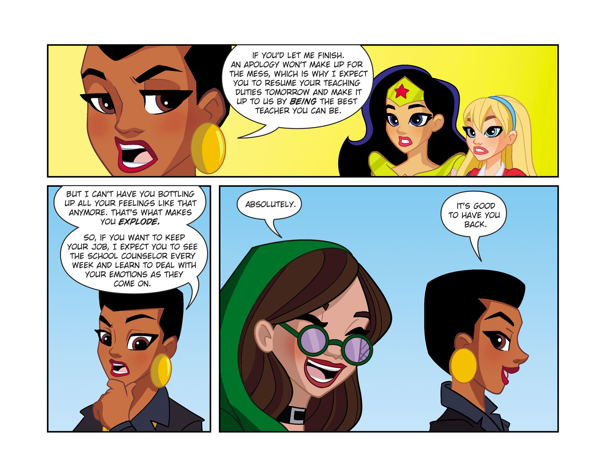 Read online DC Super Hero Girls: Out of the Bottle comic -  Issue #12 - 18