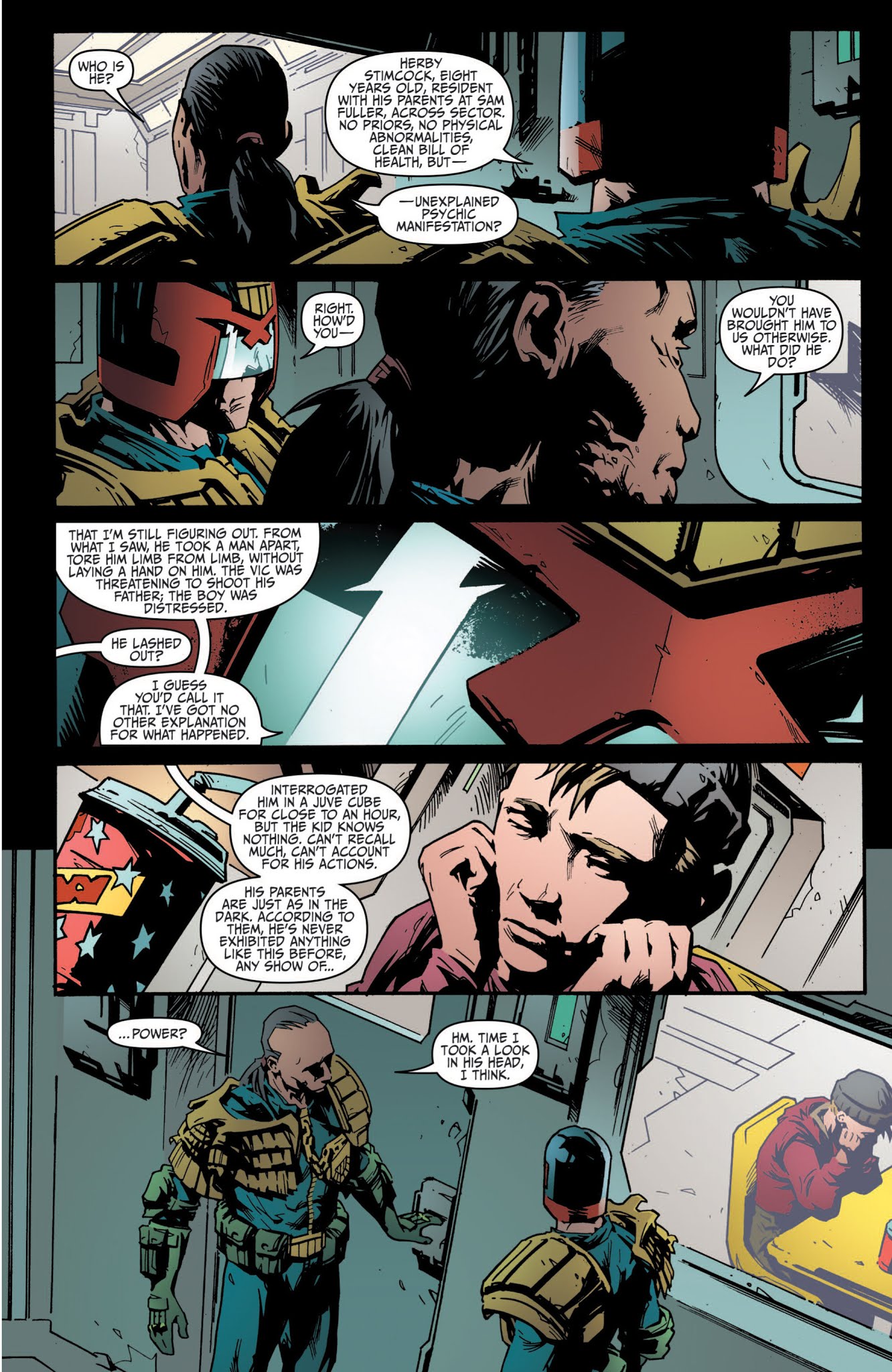Read online Judge Dredd: Year One comic -  Issue #1 - 17