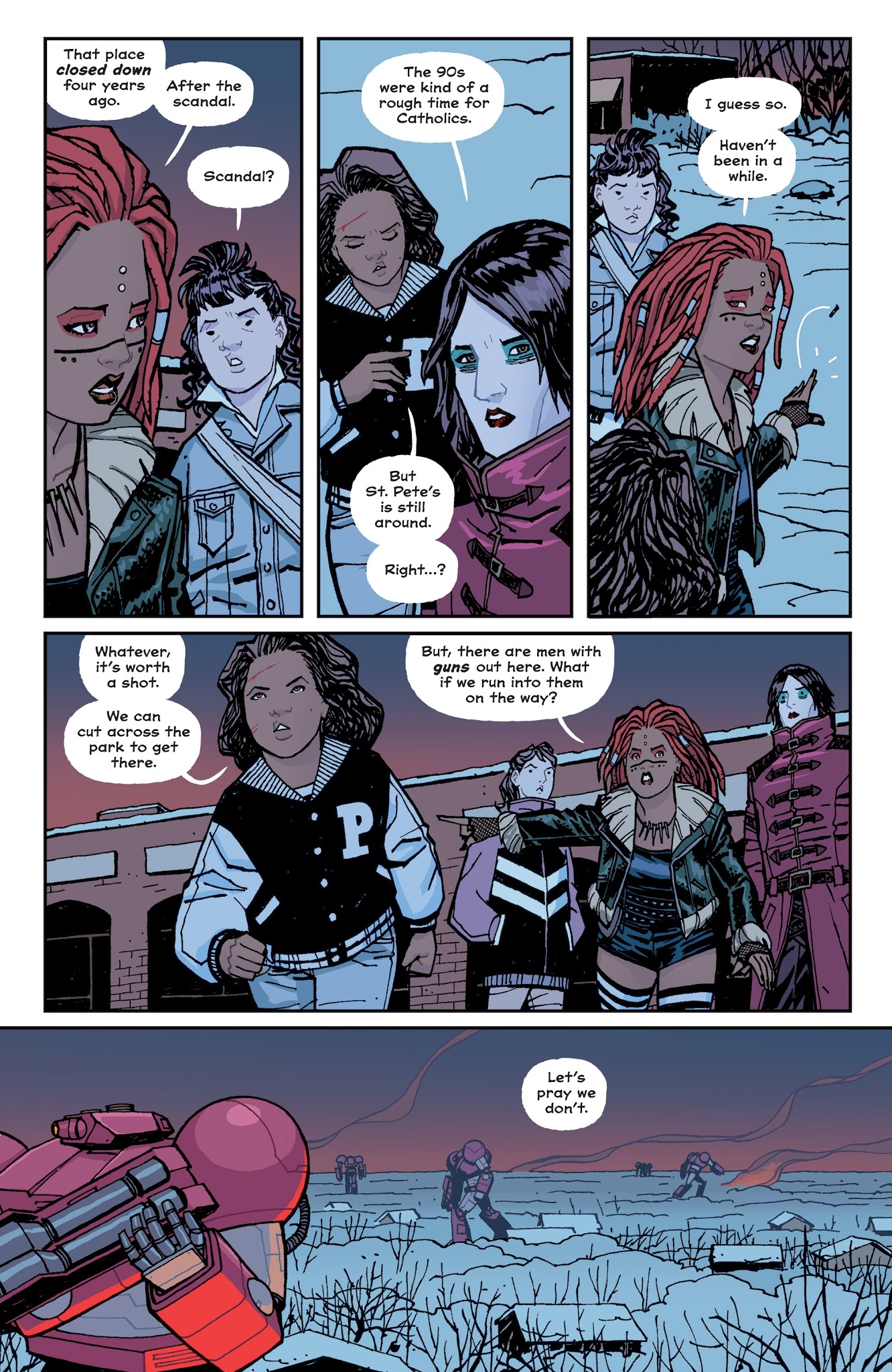 Read online Paper Girls comic -  Issue #19 - 19