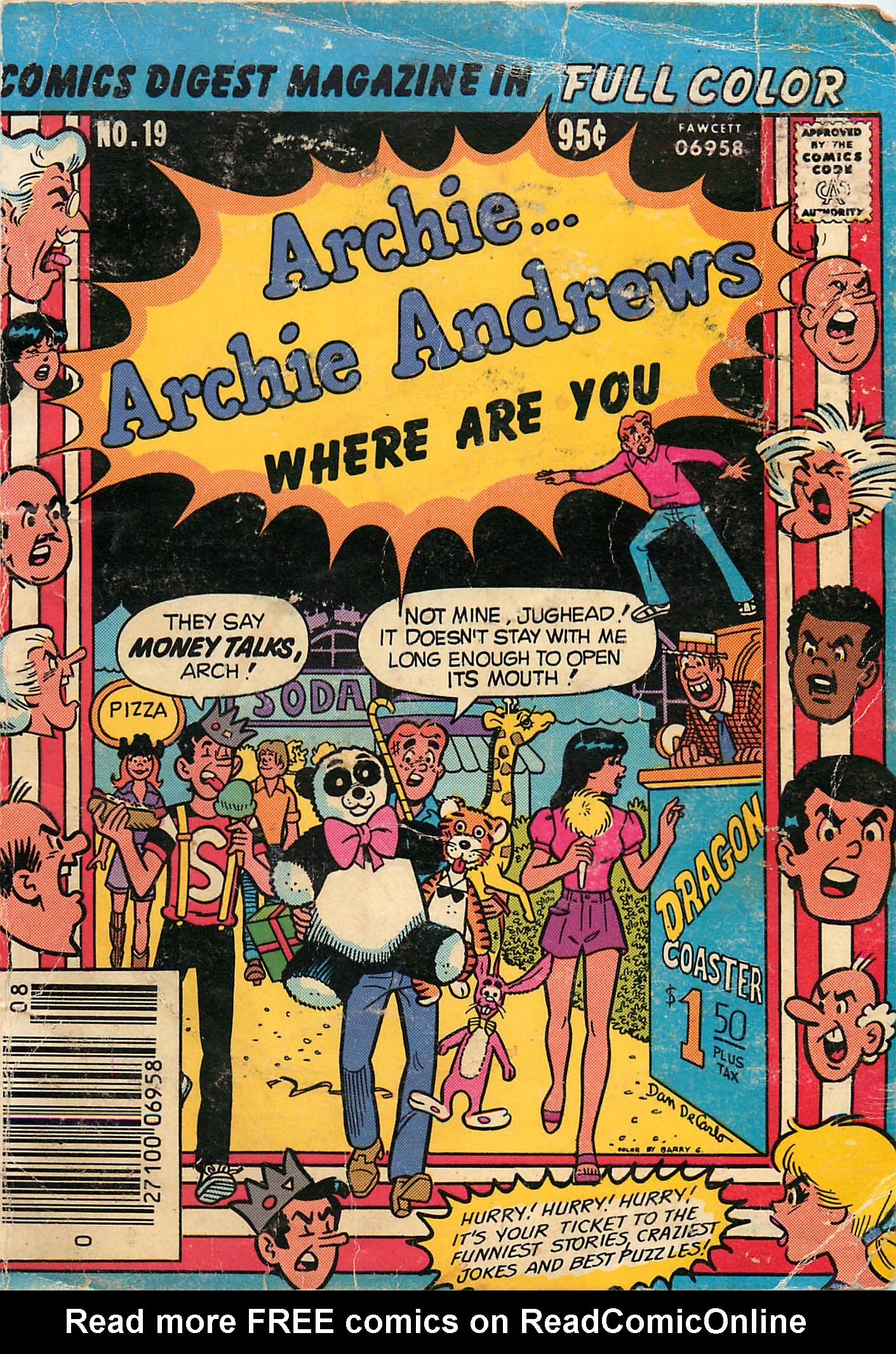 Read online Archie...Archie Andrews, Where Are You? Digest Magazine comic -  Issue #19 - 1