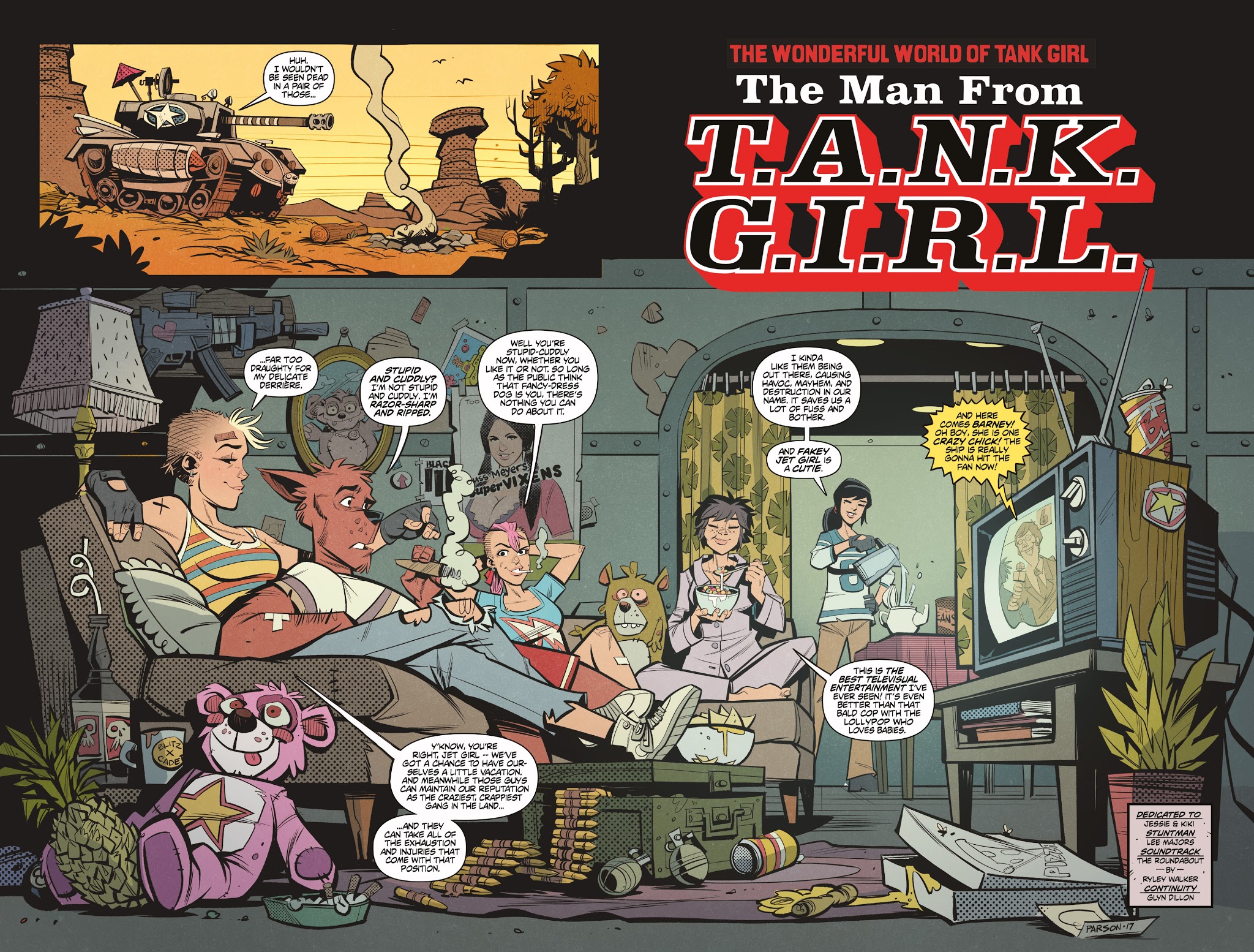 Read online The Wonderful World of Tank Girl comic -  Issue #3 - 6