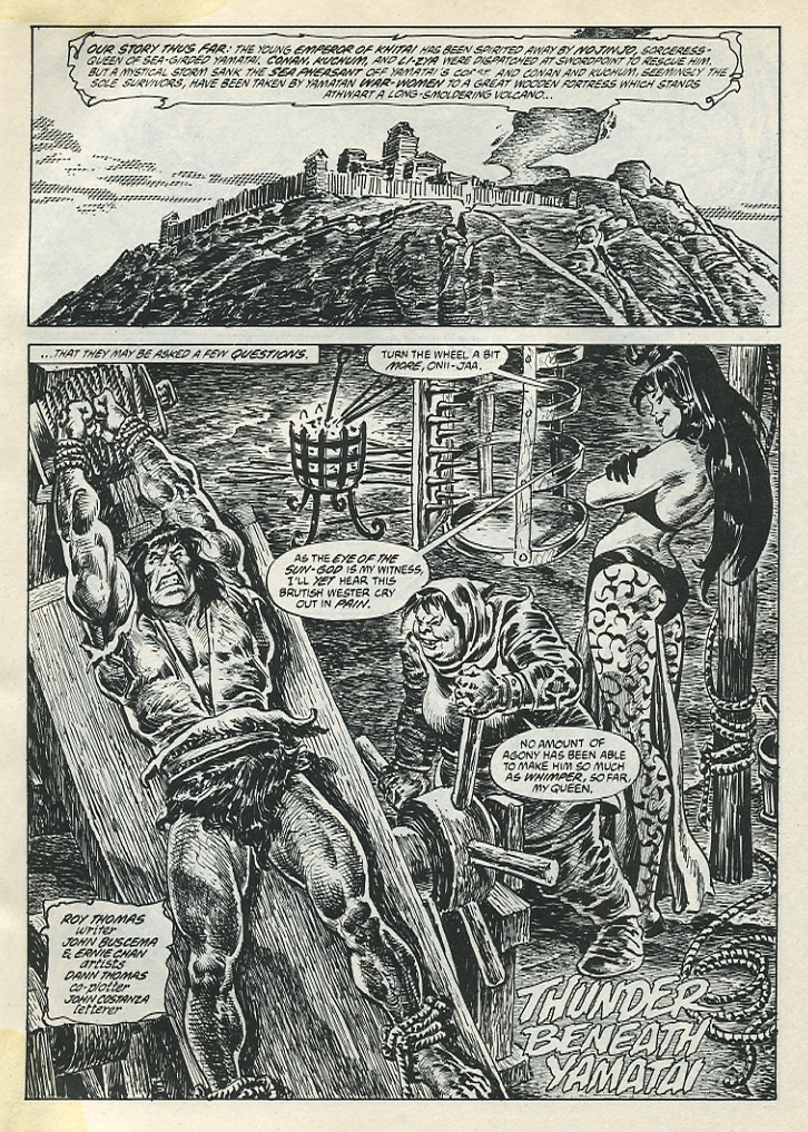 Read online The Savage Sword Of Conan comic -  Issue #195 - 3