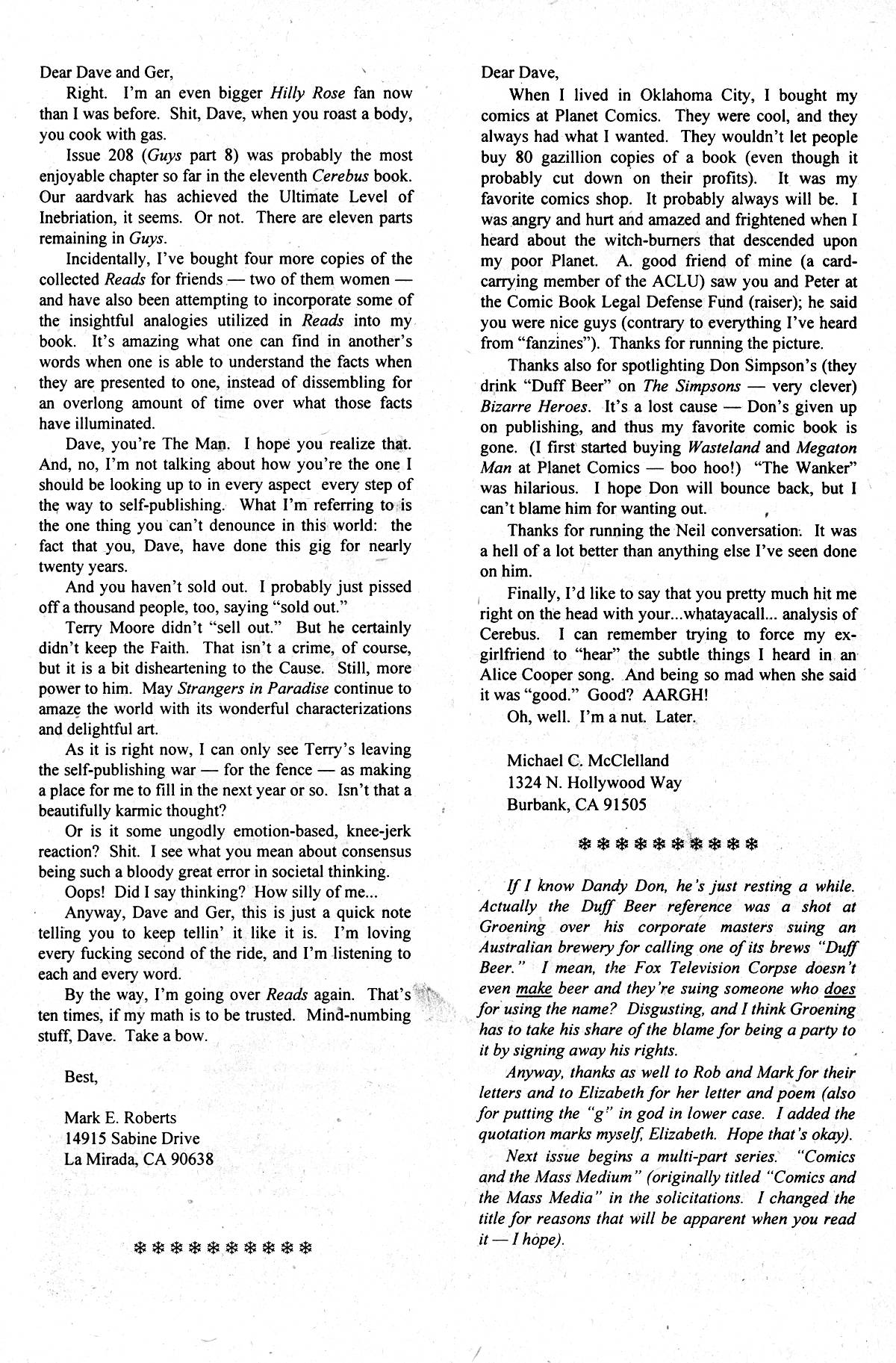 Read online Cerebus comic -  Issue #212 - 23