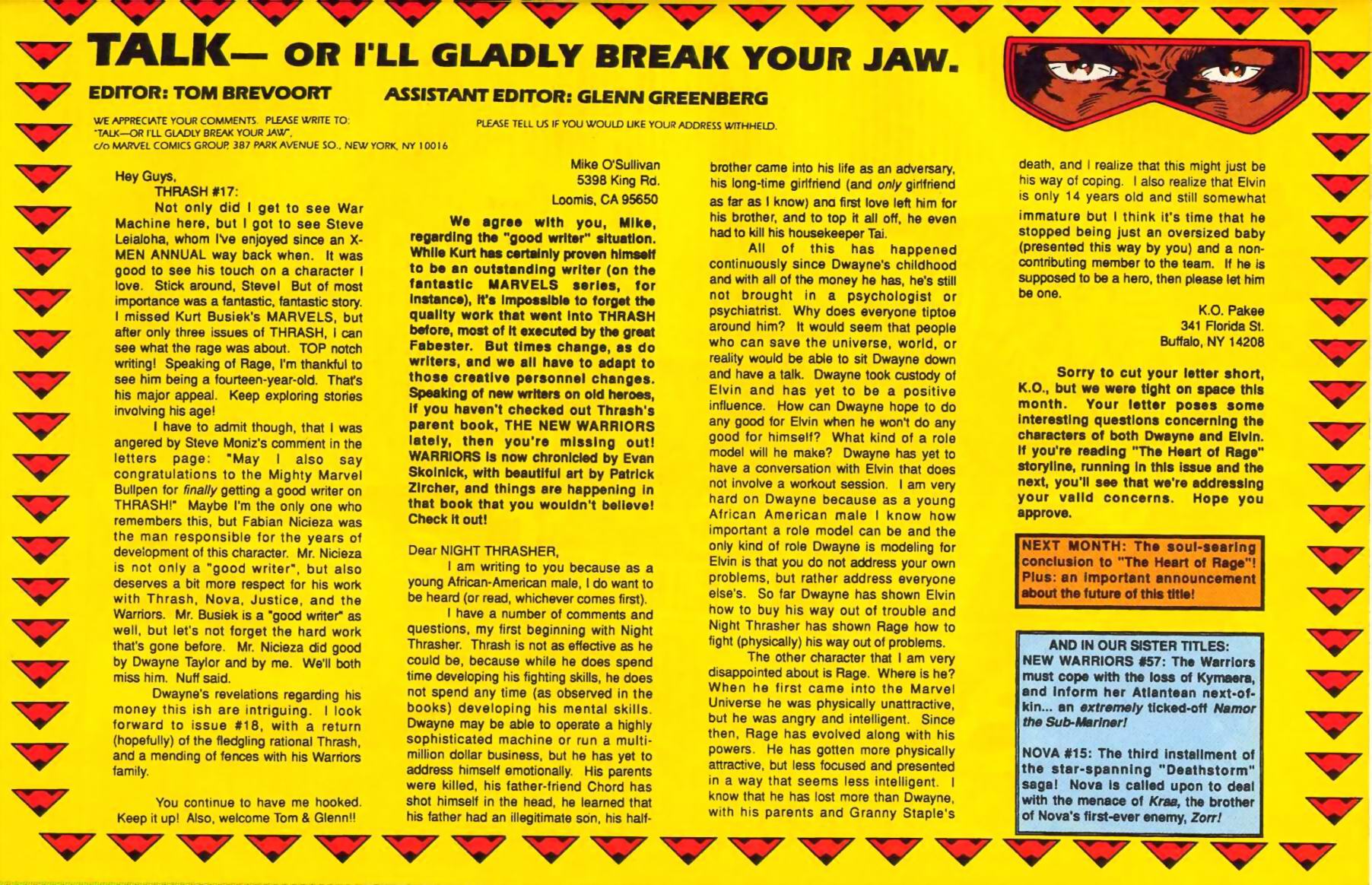 Read online Night Thrasher comic -  Issue #20 - 24