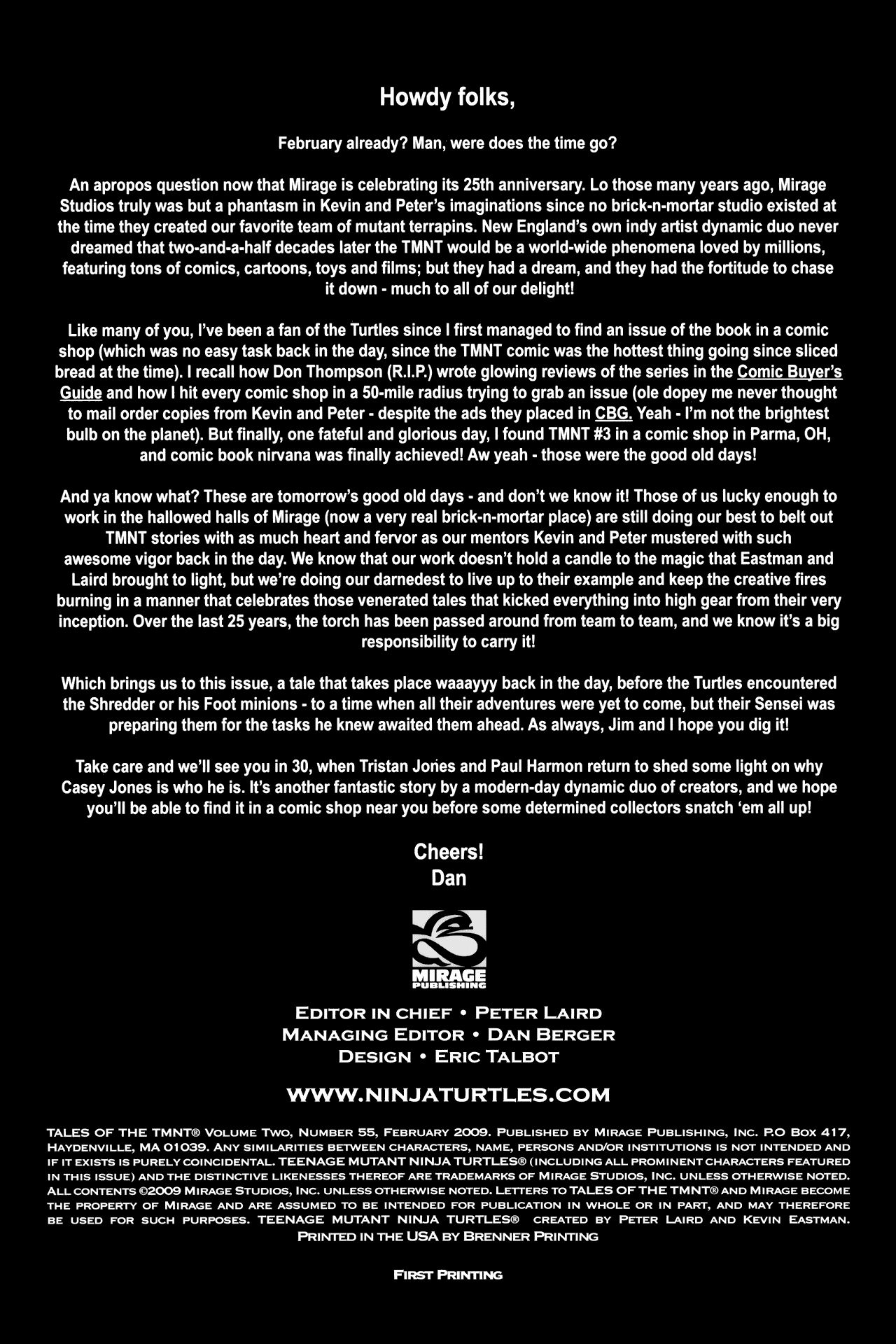 Read online Tales of the TMNT comic -  Issue #55 - 2