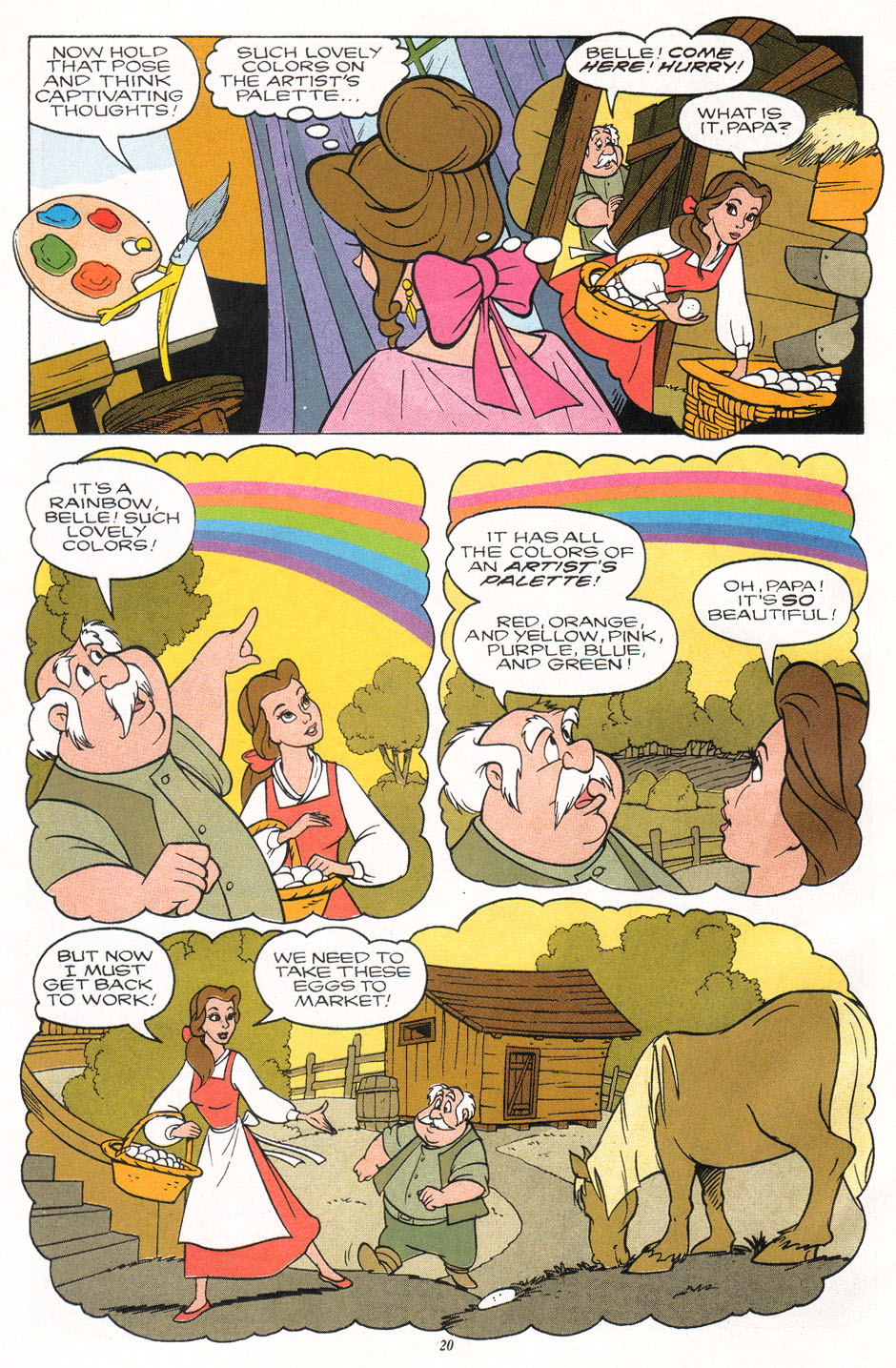 Read online Disney's Beauty and the Beast comic -  Issue #9 - 22