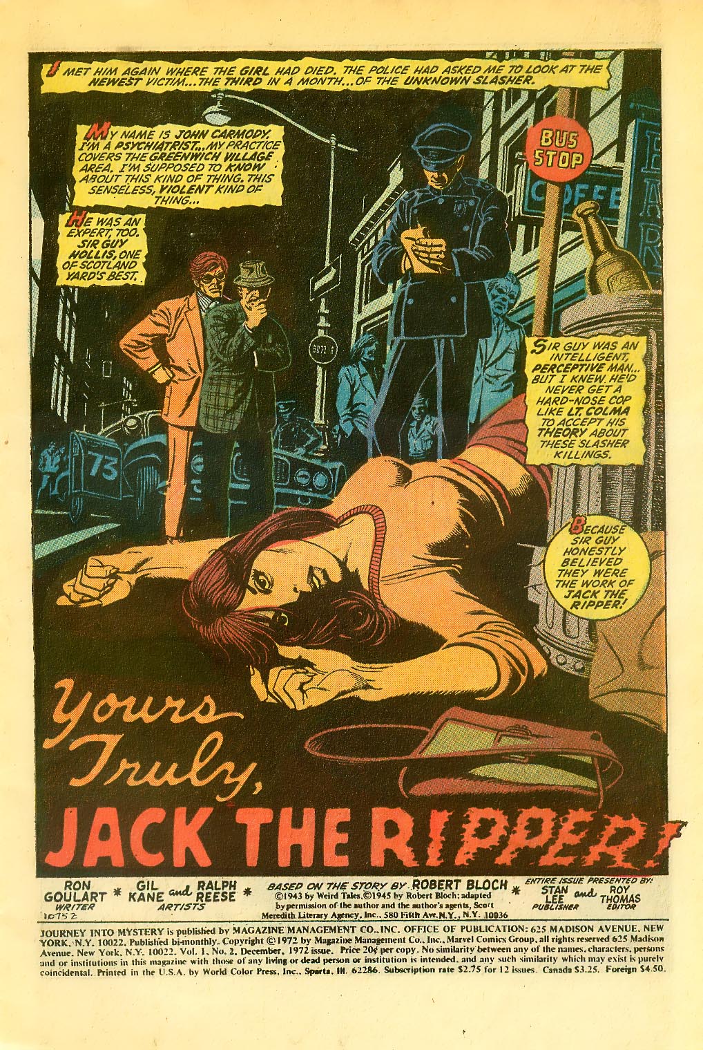 Read online Journey Into Mystery (1972) comic -  Issue #2 - 3