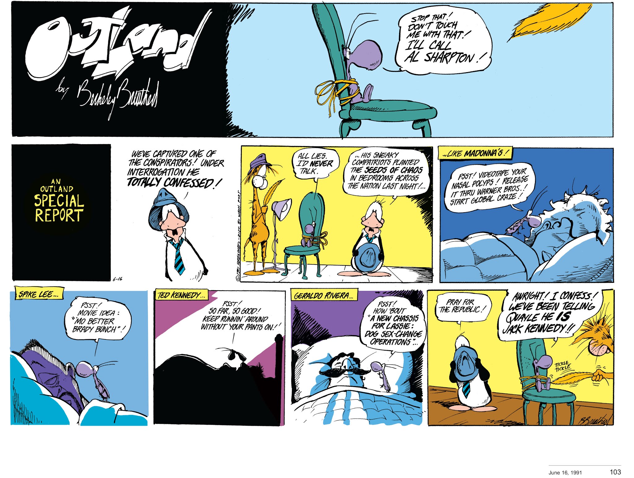 Read online Berkeley Breathed’s Outland comic -  Issue # TPB (Part 2) - 4