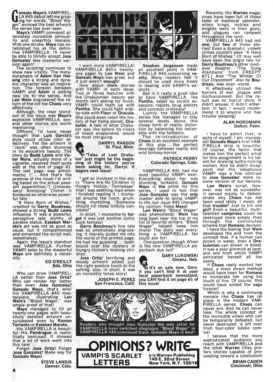Read online Vampirella (1969) comic -  Issue #47 - 4