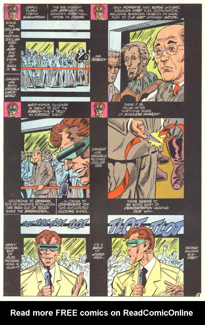 Read online American Flagg! comic -  Issue #14 - 14