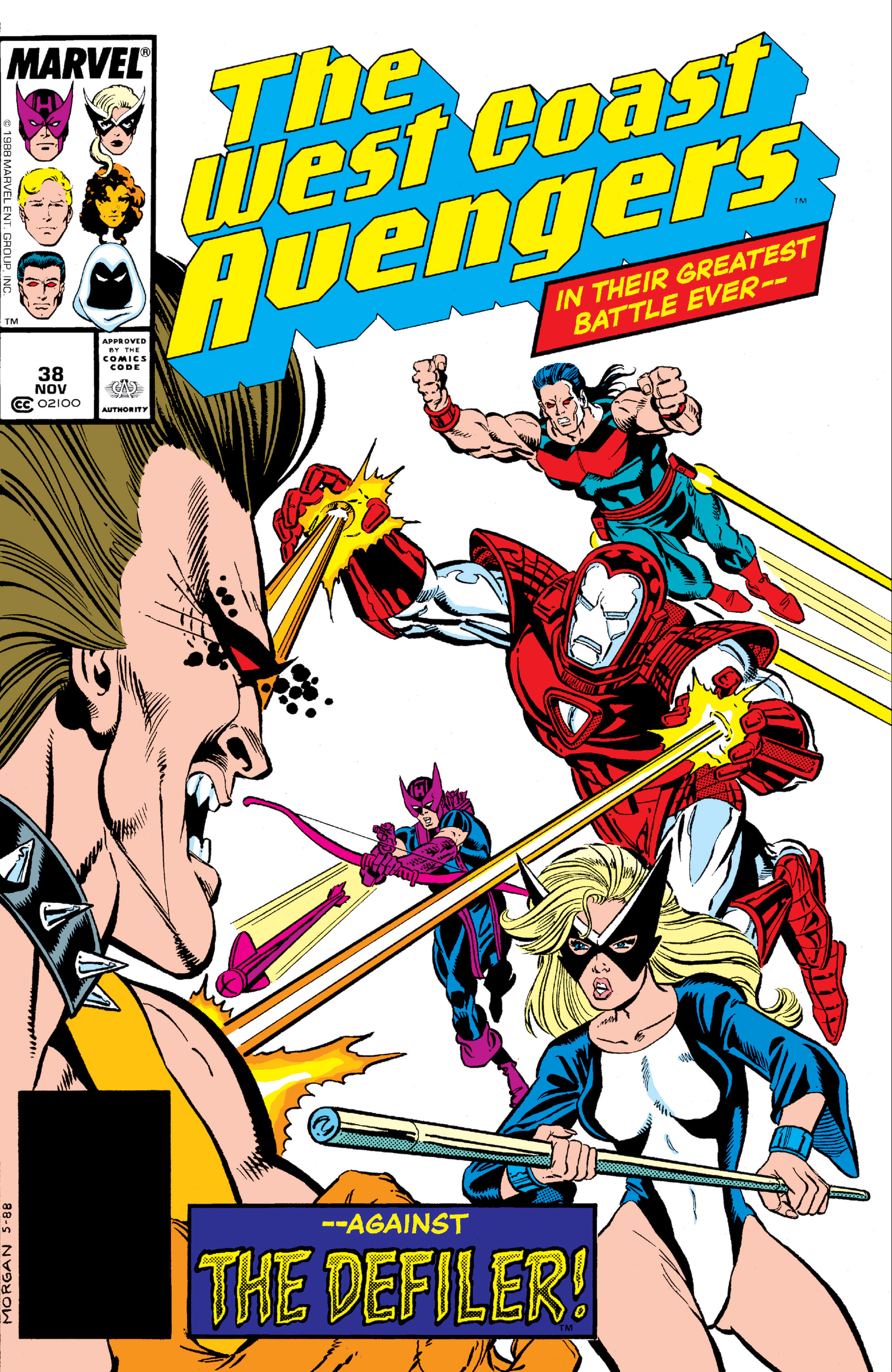 Read online West Coast Avengers (1985) comic -  Issue #38 - 1