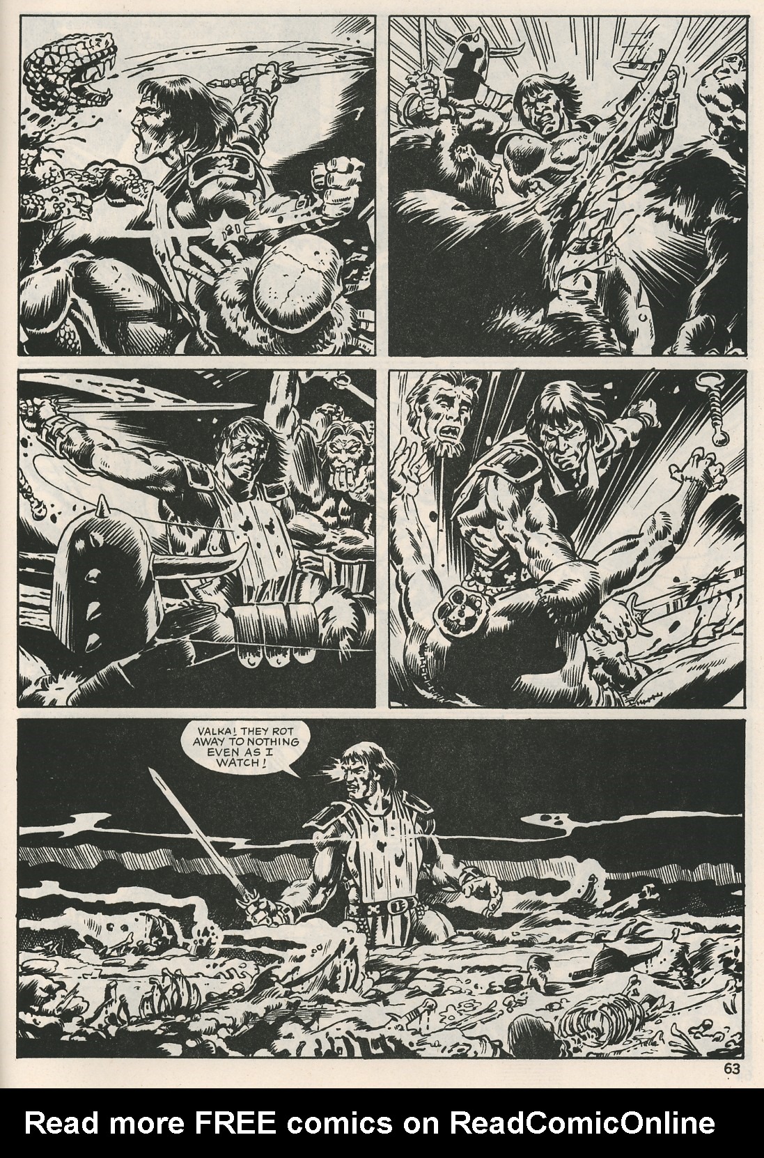Read online The Savage Sword Of Conan comic -  Issue #126 - 63