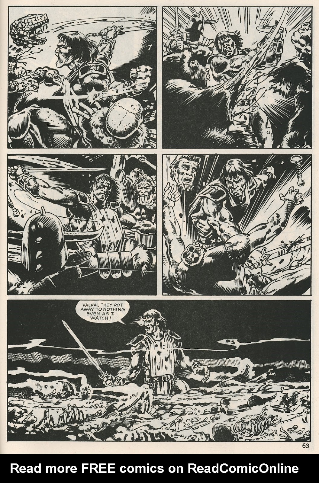 The Savage Sword Of Conan issue 126 - Page 63