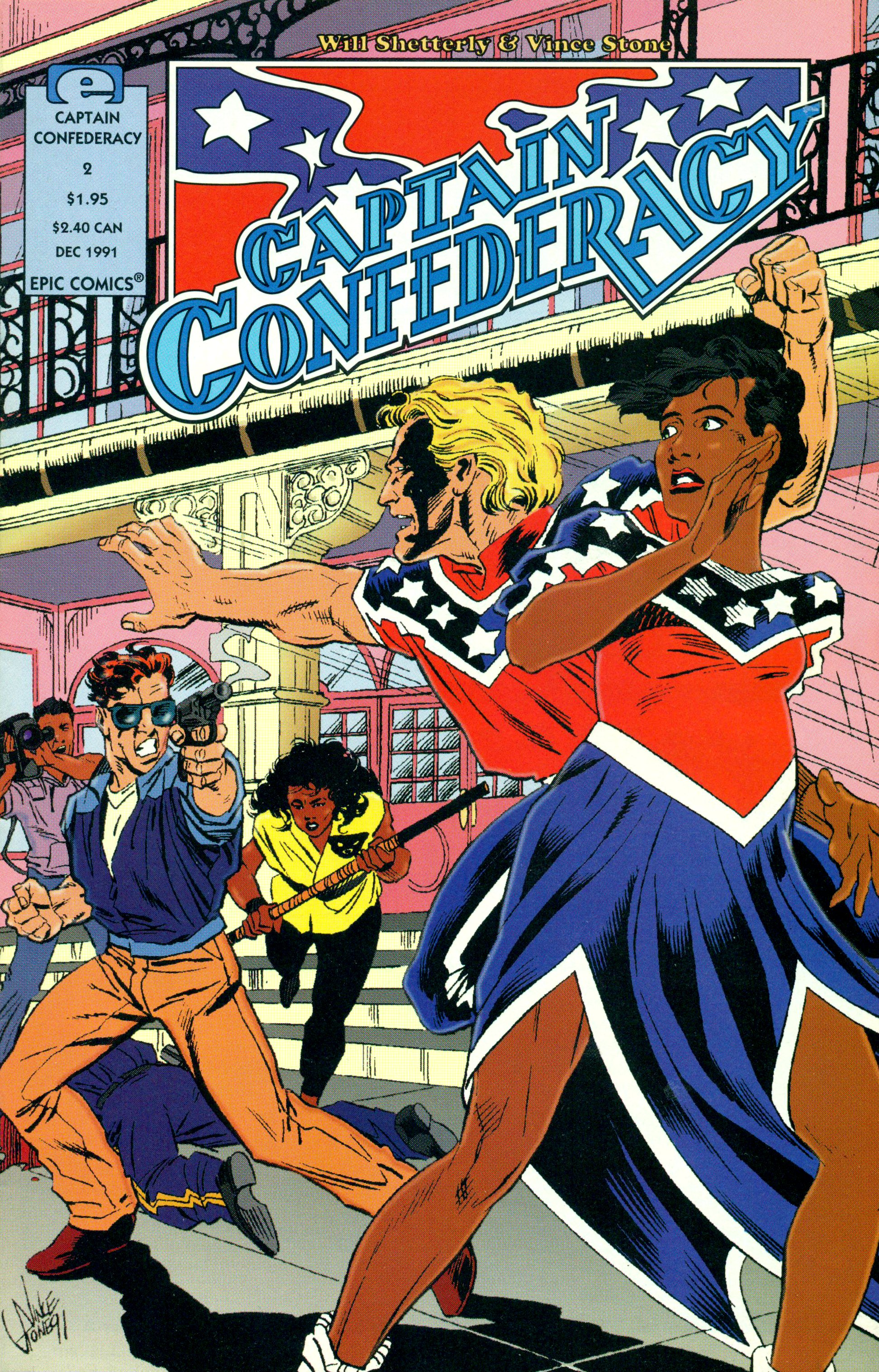 Read online Captain Confederacy (1991) comic -  Issue #2 - 1