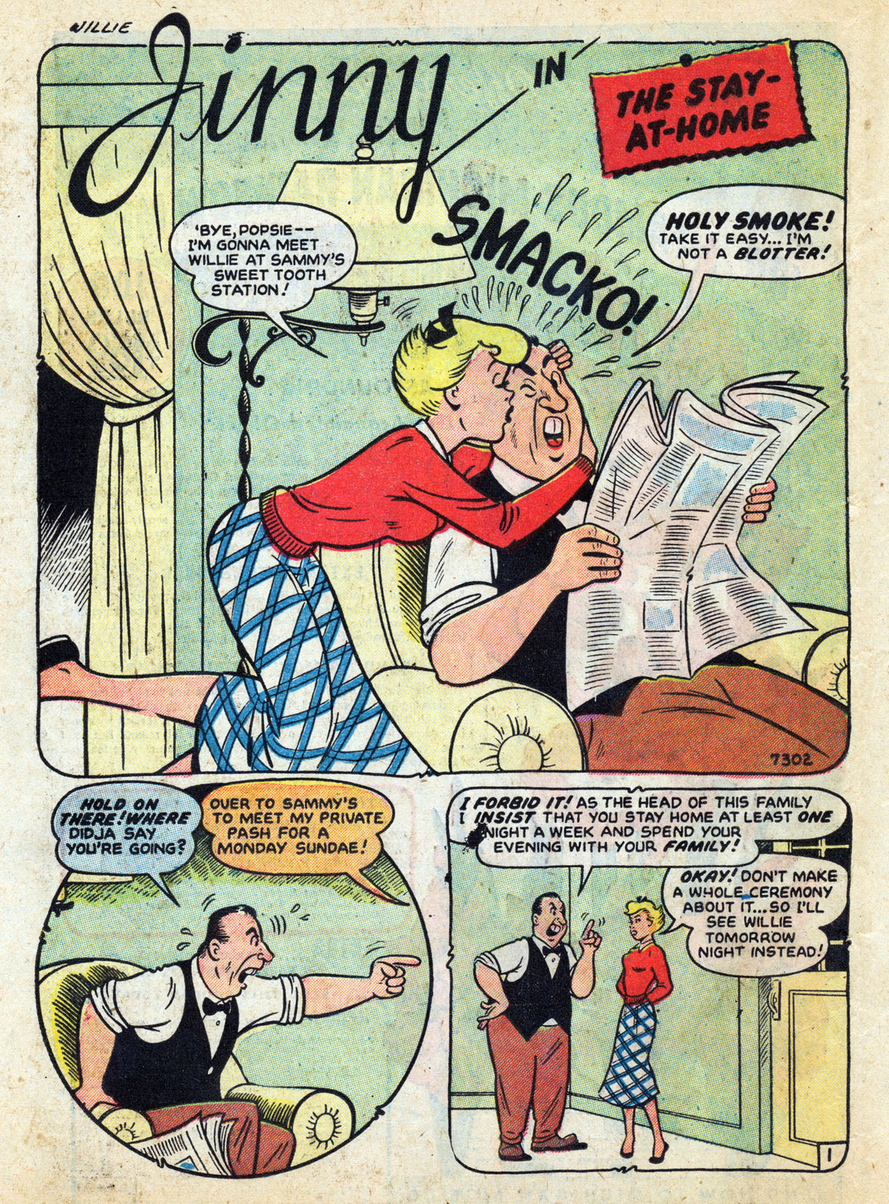 Read online Willie Comics (1950) comic -  Issue #23 - 38