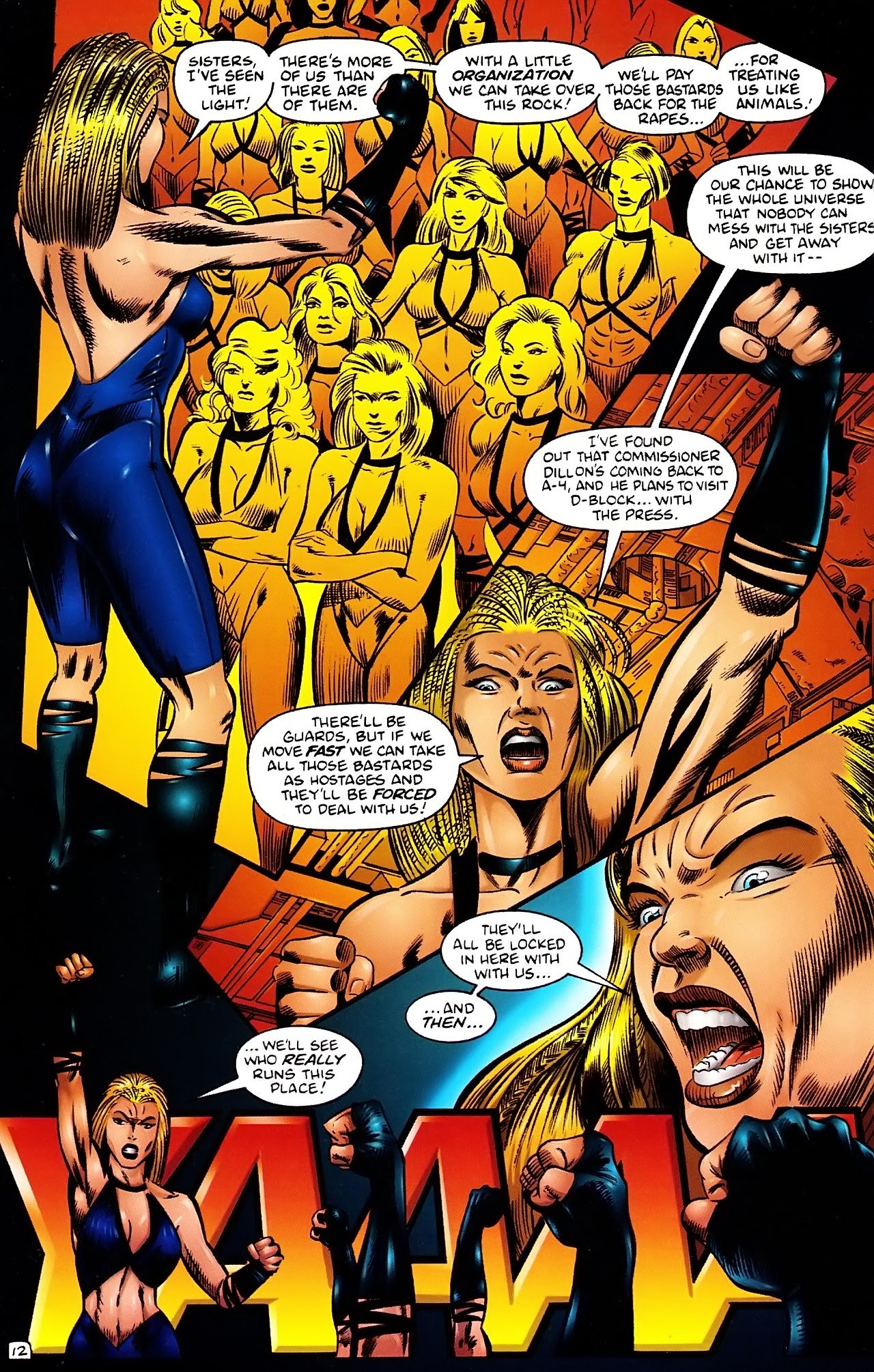 Read online Caged Heat 3000 comic -  Issue #2 - 14