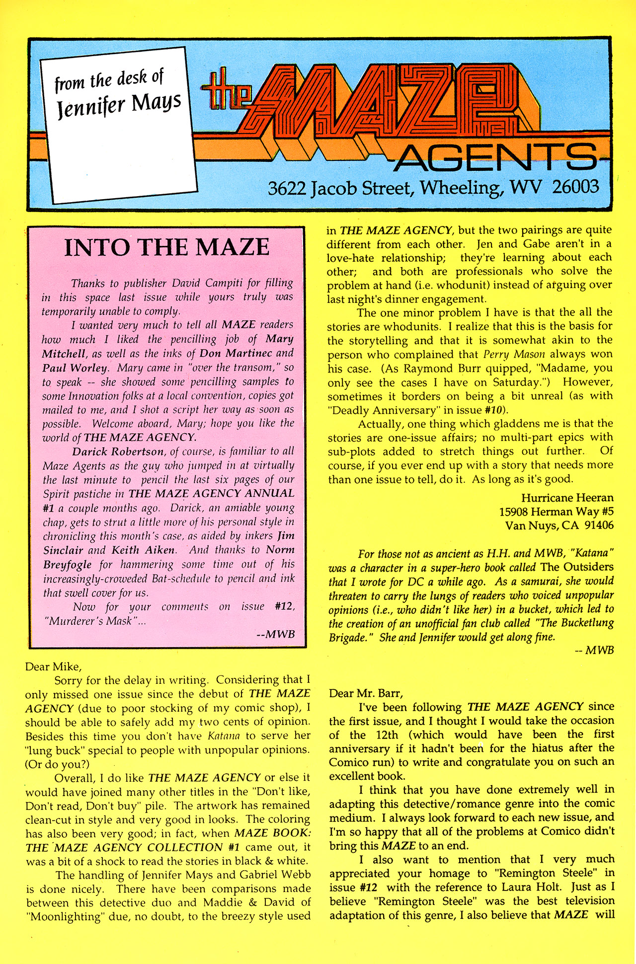 Read online Maze Agency (1989) comic -  Issue #17 - 25