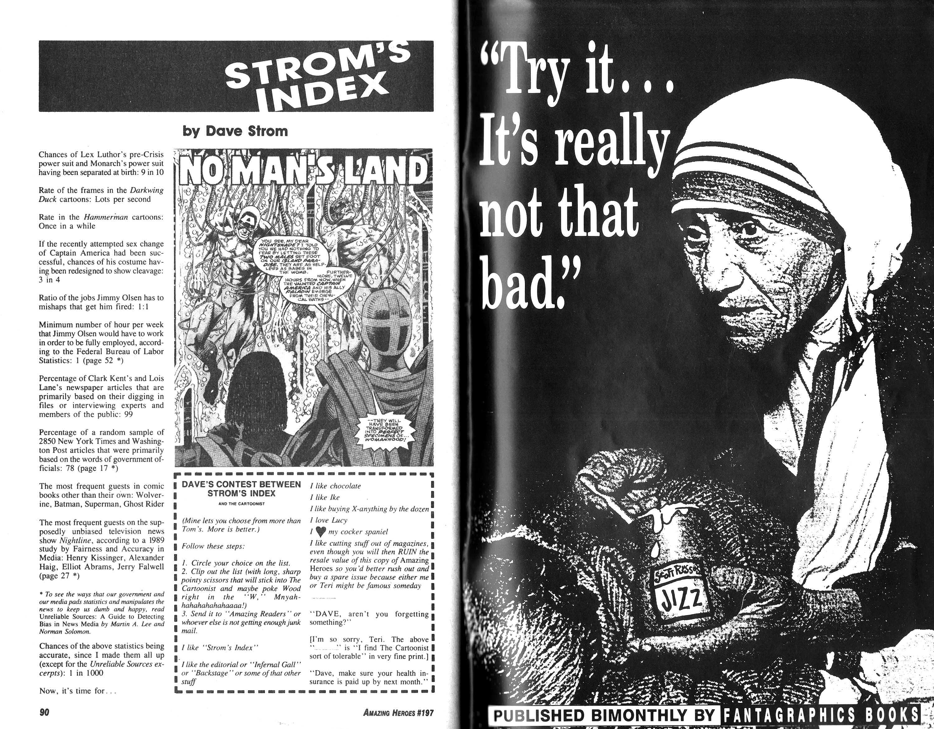 Read online Amazing Heroes comic -  Issue #197 - 46