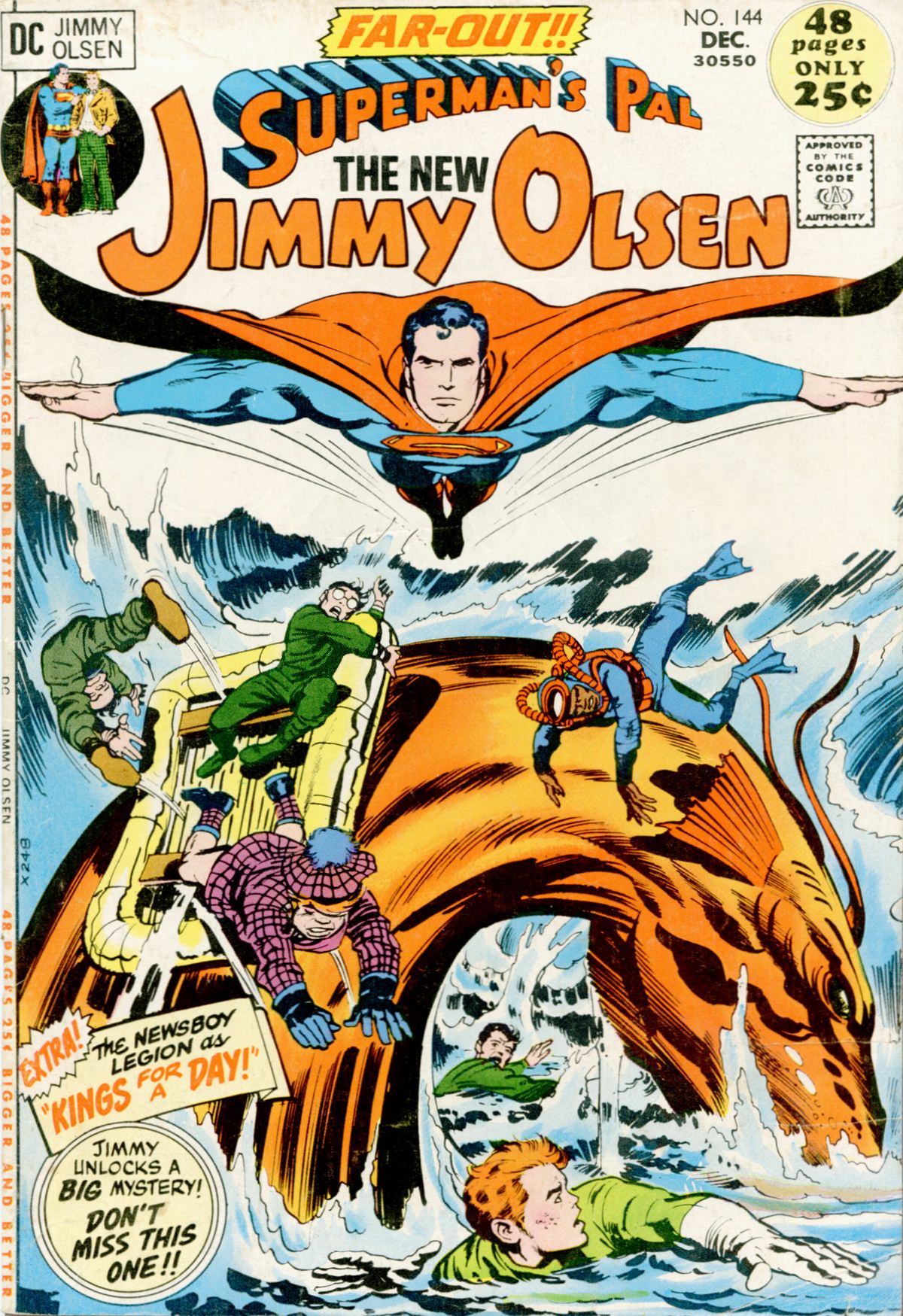 Read online Superman's Pal Jimmy Olsen comic -  Issue #144 - 1