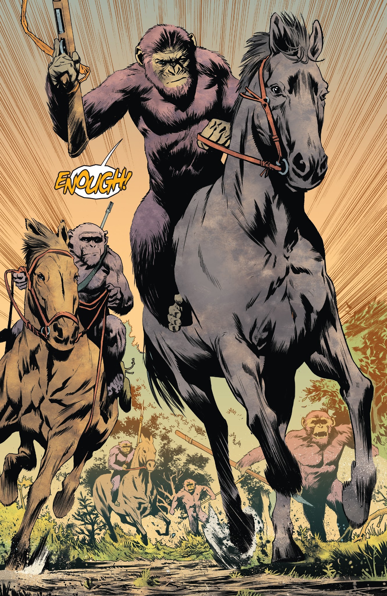 Read online War for the Planet of the Apes comic -  Issue #3 - 9