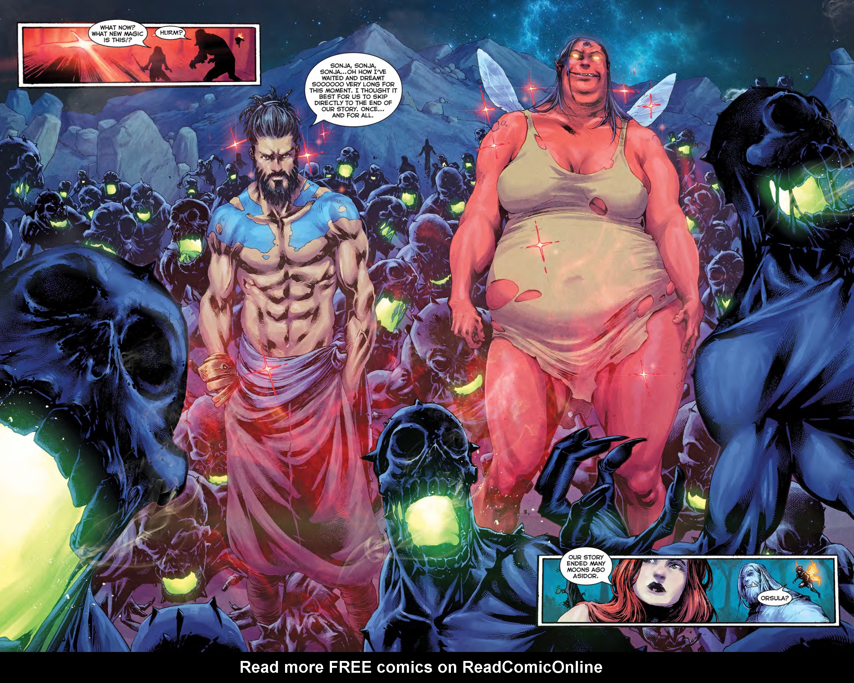 Read online Red Sonja: Battle Fairy and the Yeti comic -  Issue # Full - 14