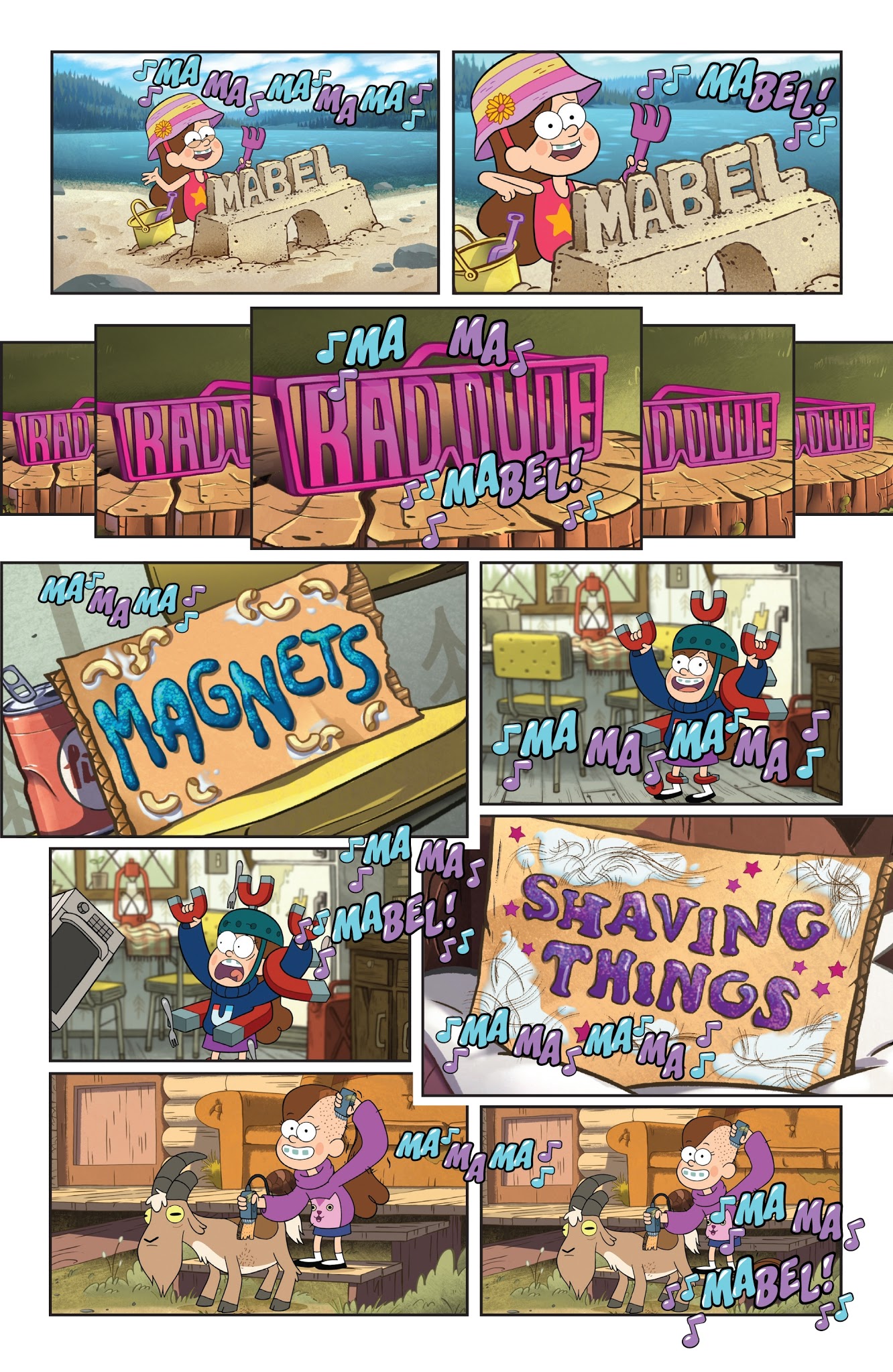 Read online Disney Gravity Falls Shorts Cinestory Comic comic -  Issue #4 - 13