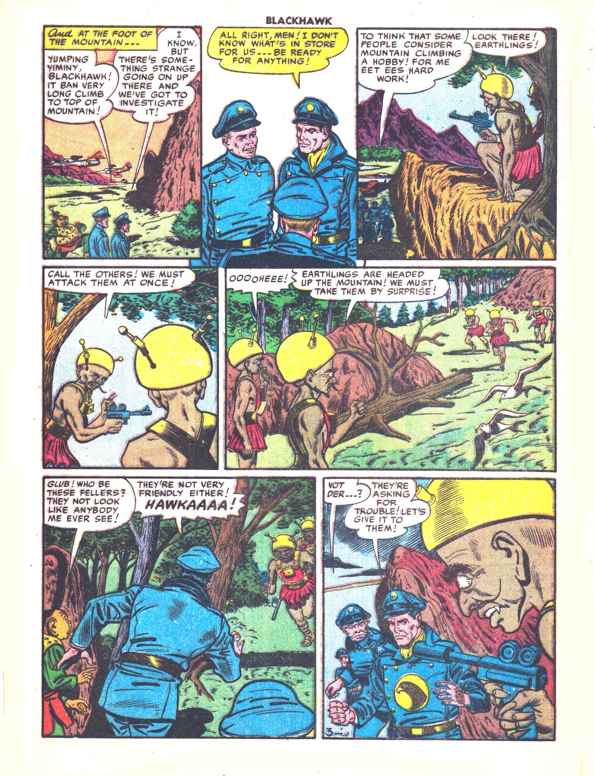 Read online Blackhawk (1957) comic -  Issue #43 - 44