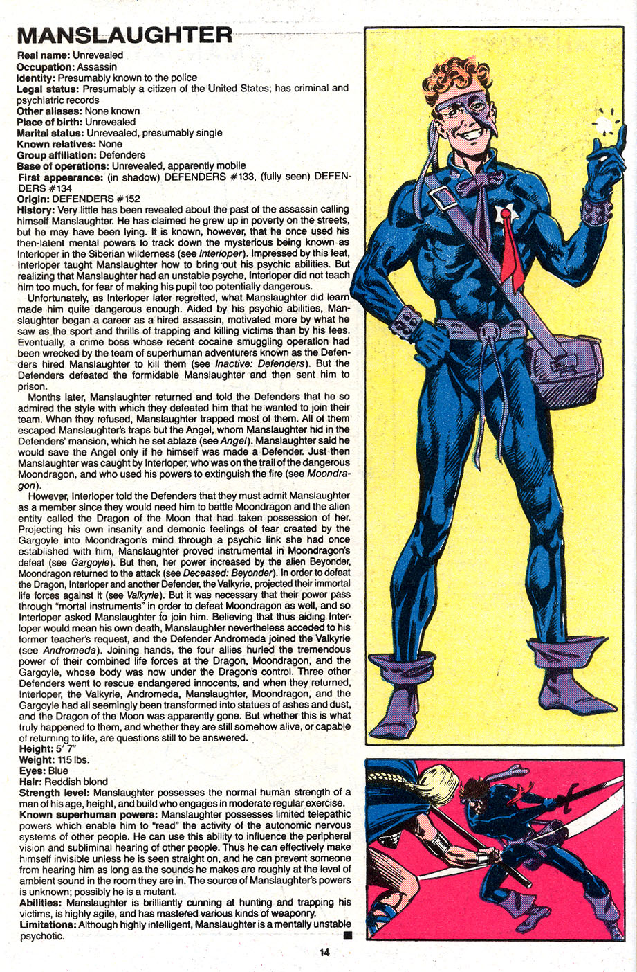The Official Handbook of the Marvel Universe Deluxe Edition issue 8 - Page 16