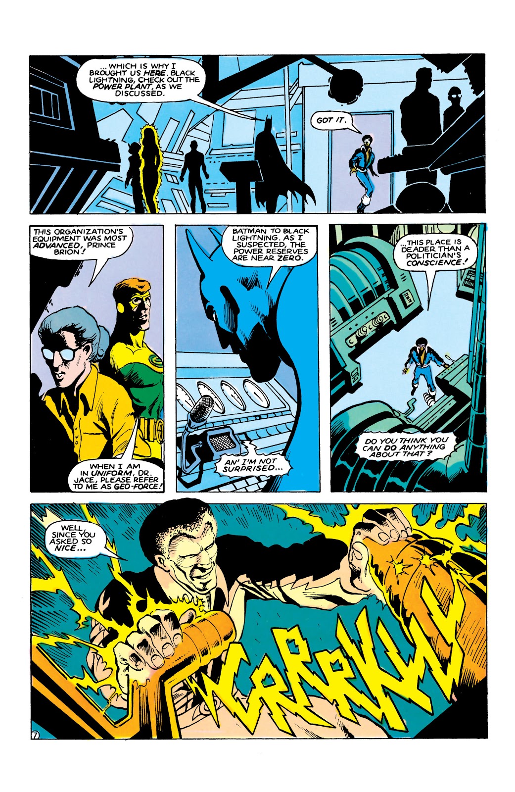 Batman and the Outsiders (1983) issue 22 - Page 7