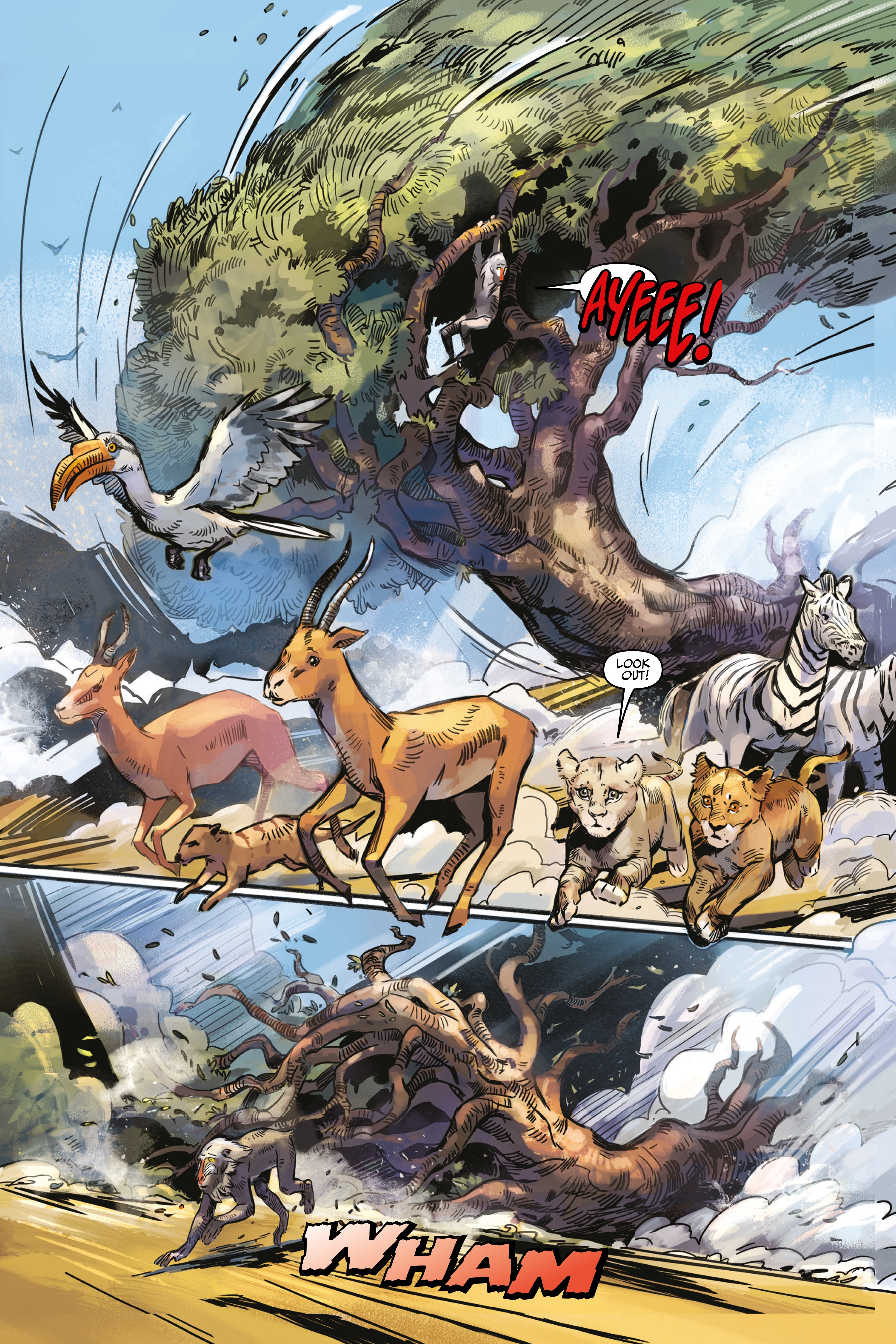 Read online Disney The Lion King: Wild Schemes and Catastrophes comic -  Issue # TPB - 54