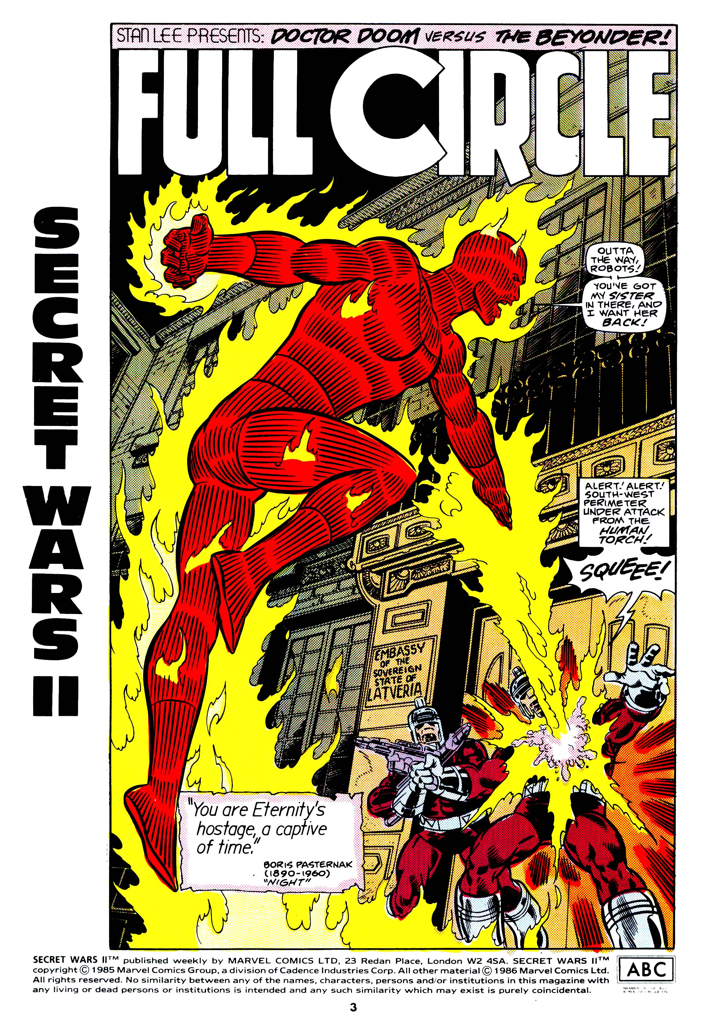 Read online Secret Wars (1985) comic -  Issue #69 - 3