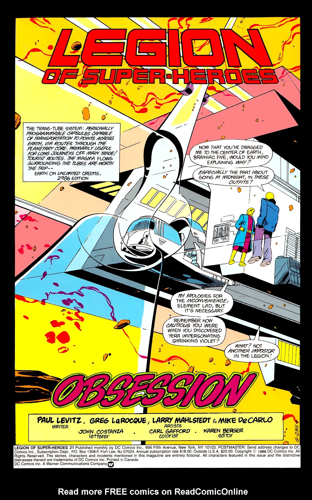 Legion of Super-Heroes (1984) issue 21 - Page 3