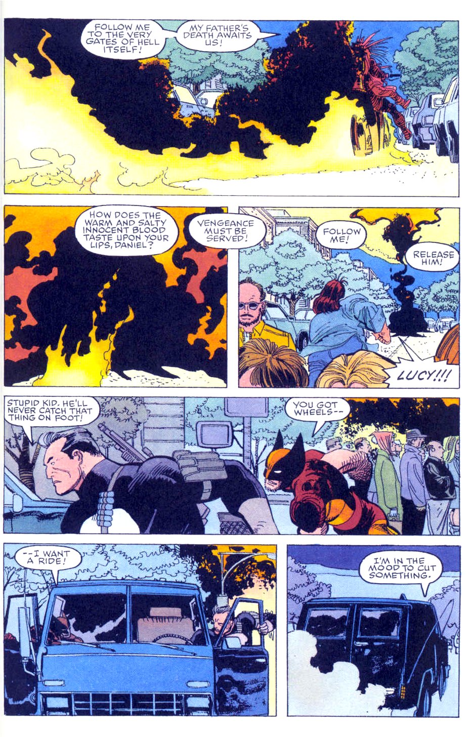 Read online Ghost Rider; Wolverine; Punisher: Hearts of Darkness comic -  Issue # Full - 28