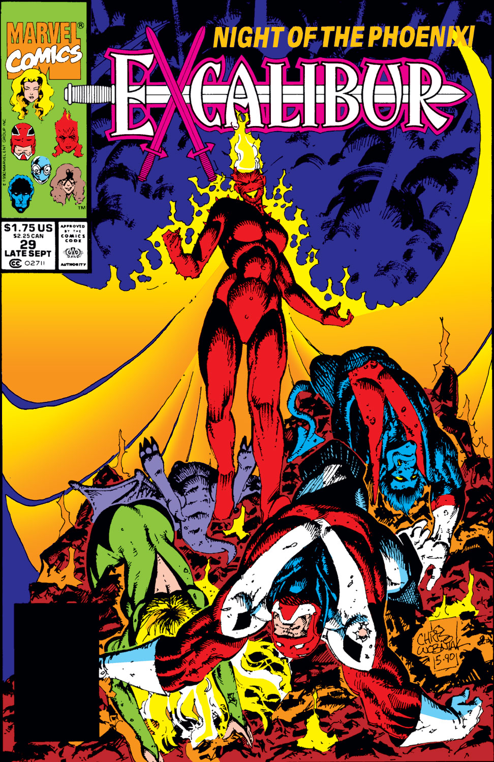 Read online Excalibur (1988) comic -  Issue #29 - 1