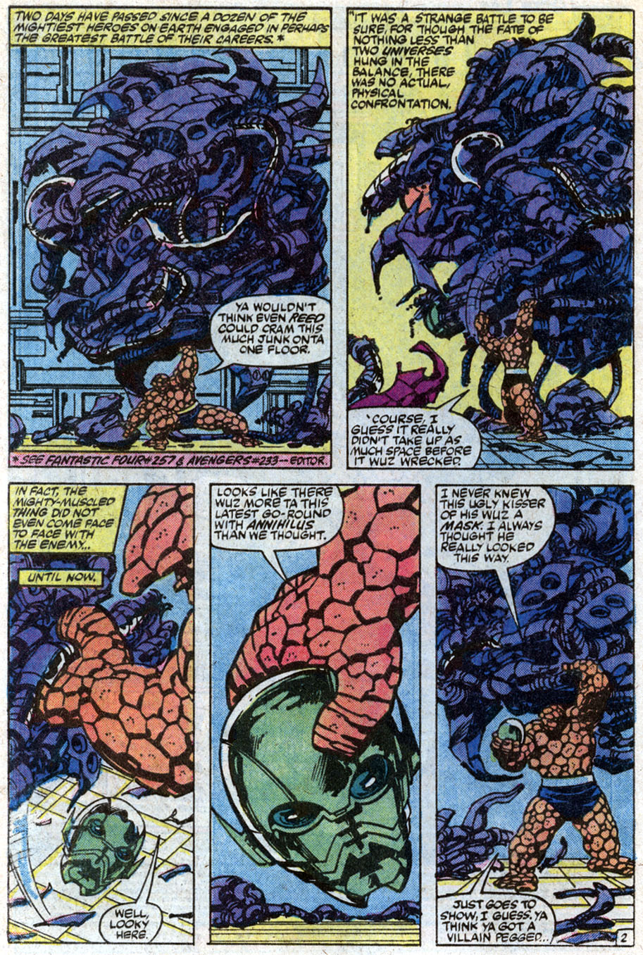 Read online The Thing comic -  Issue #2 - 3