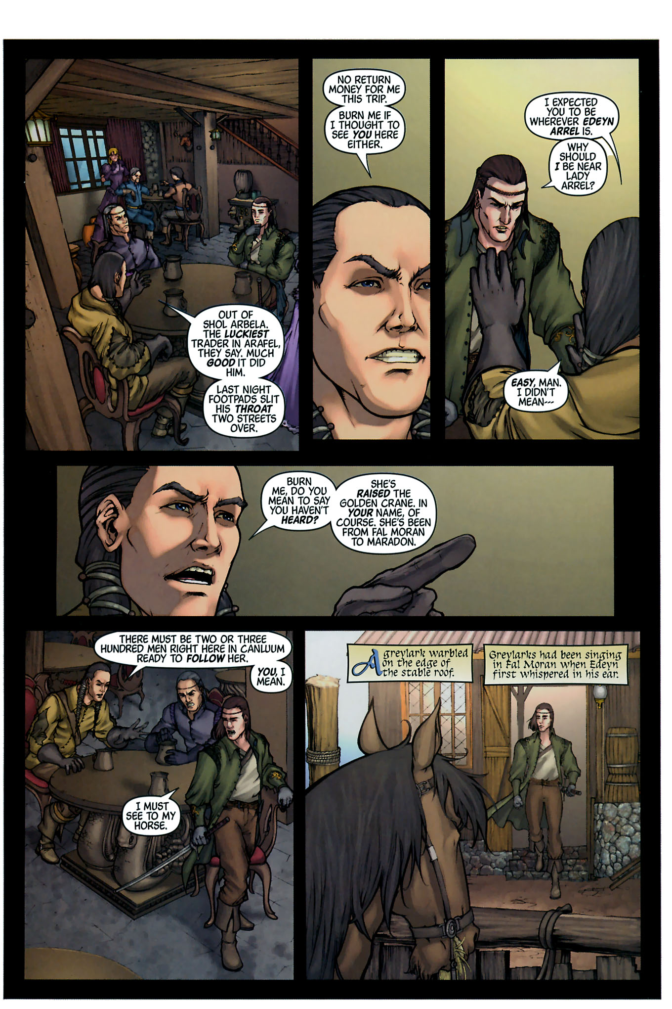 Read online Robert Jordan's The Wheel of Time: New Spring comic -  Issue #6 - 7