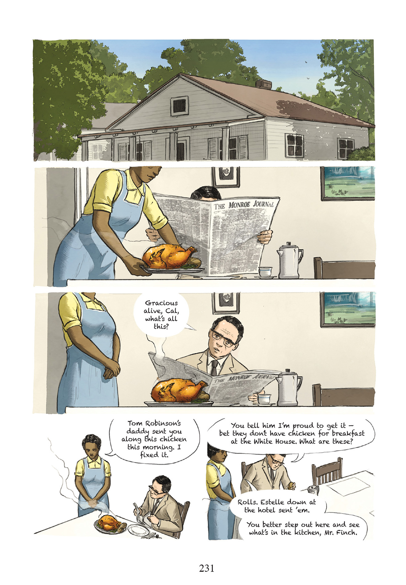 Read online To Kill a Mockingbird: A Graphic Novel comic -  Issue # TPB (Part 3) - 45