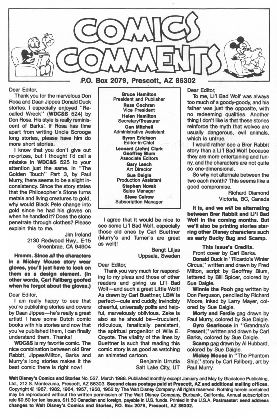 Read online Walt Disney's Comics and Stories comic -  Issue #527 - 2