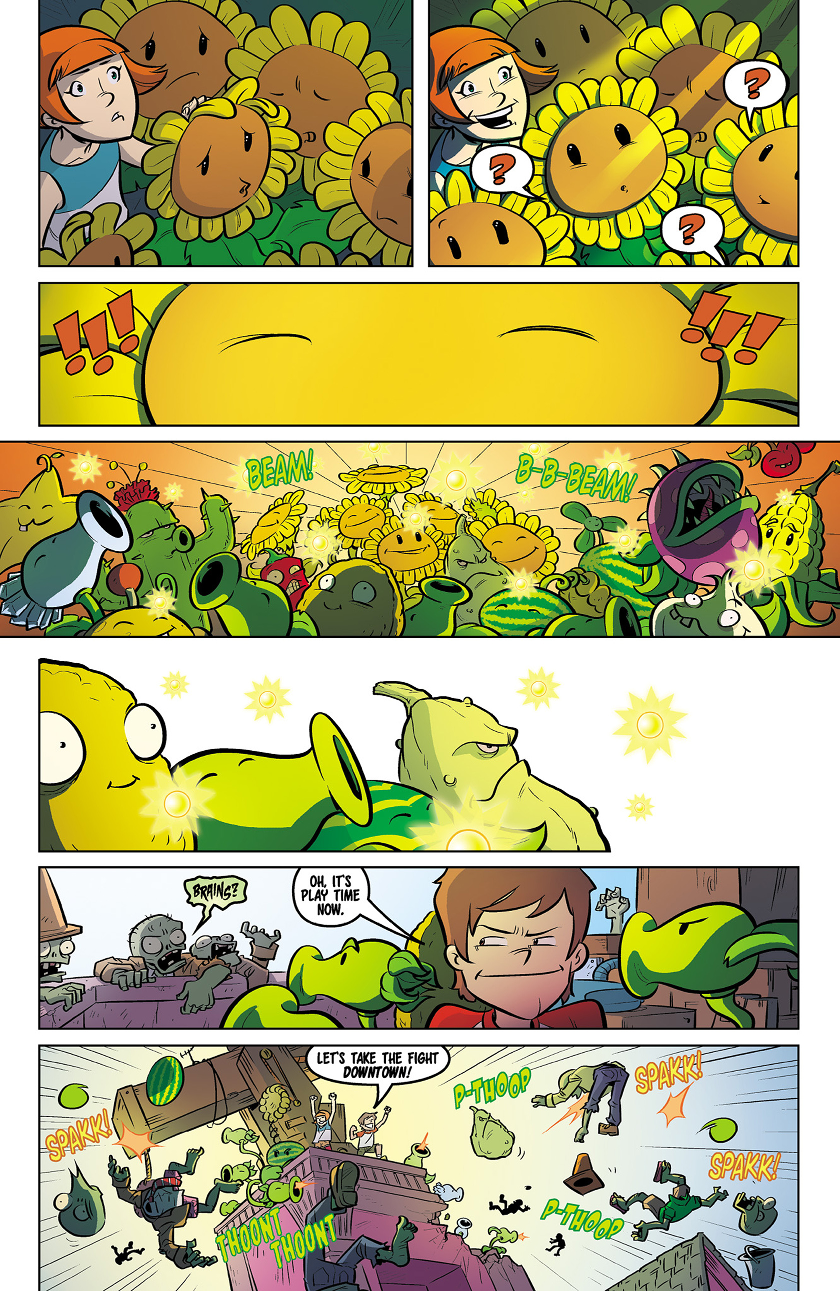 Read online Plants vs. Zombies: Lawnmageddon comic -  Issue #6 - 7