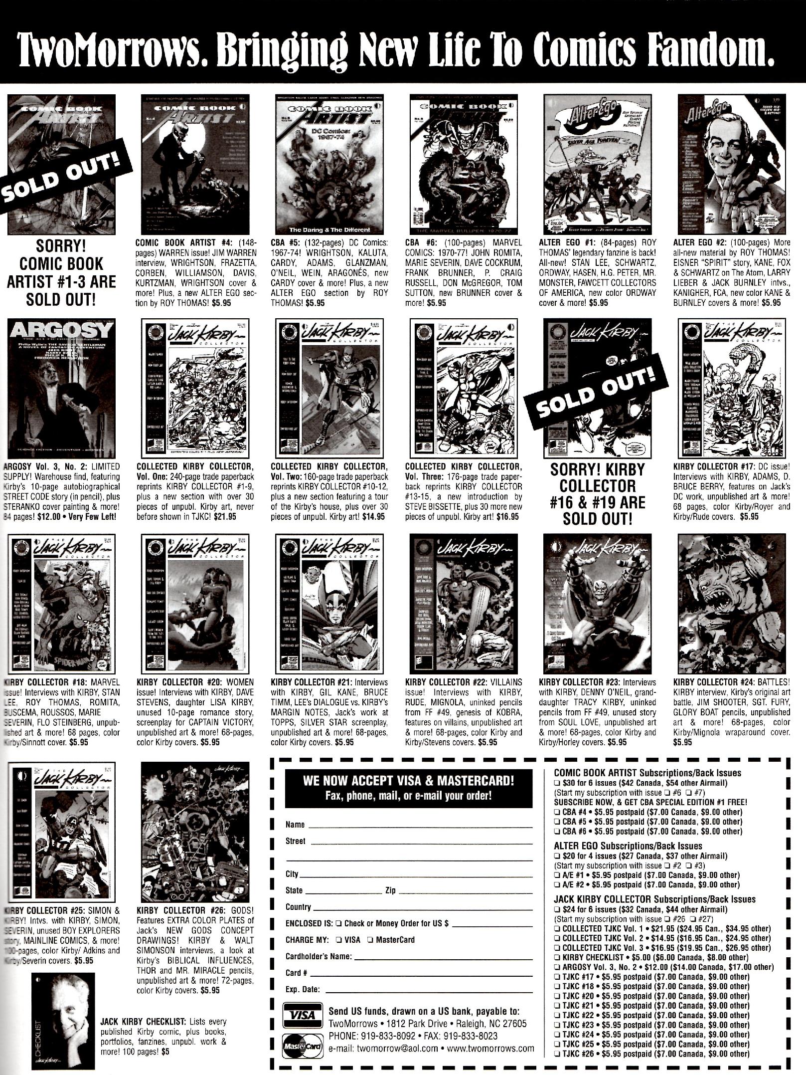 Read online The Jack Kirby Collector comic -  Issue #26 - 64