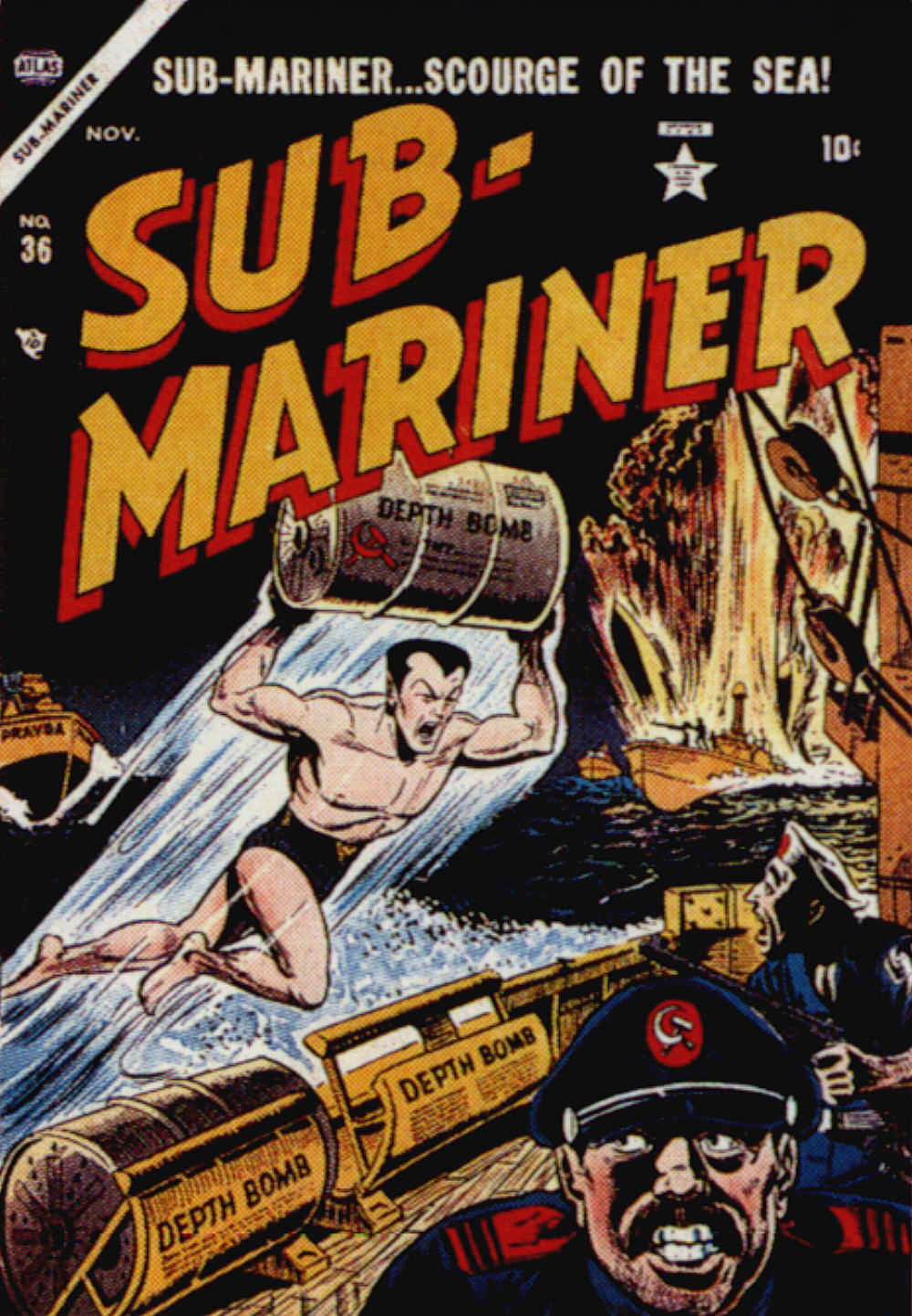 Read online Sub-Mariner Comics comic -  Issue #36 - 1