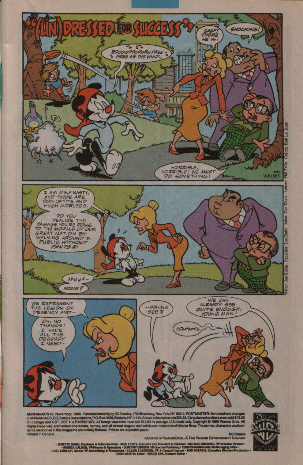 Read online Animaniacs comic -  Issue #42 - 2