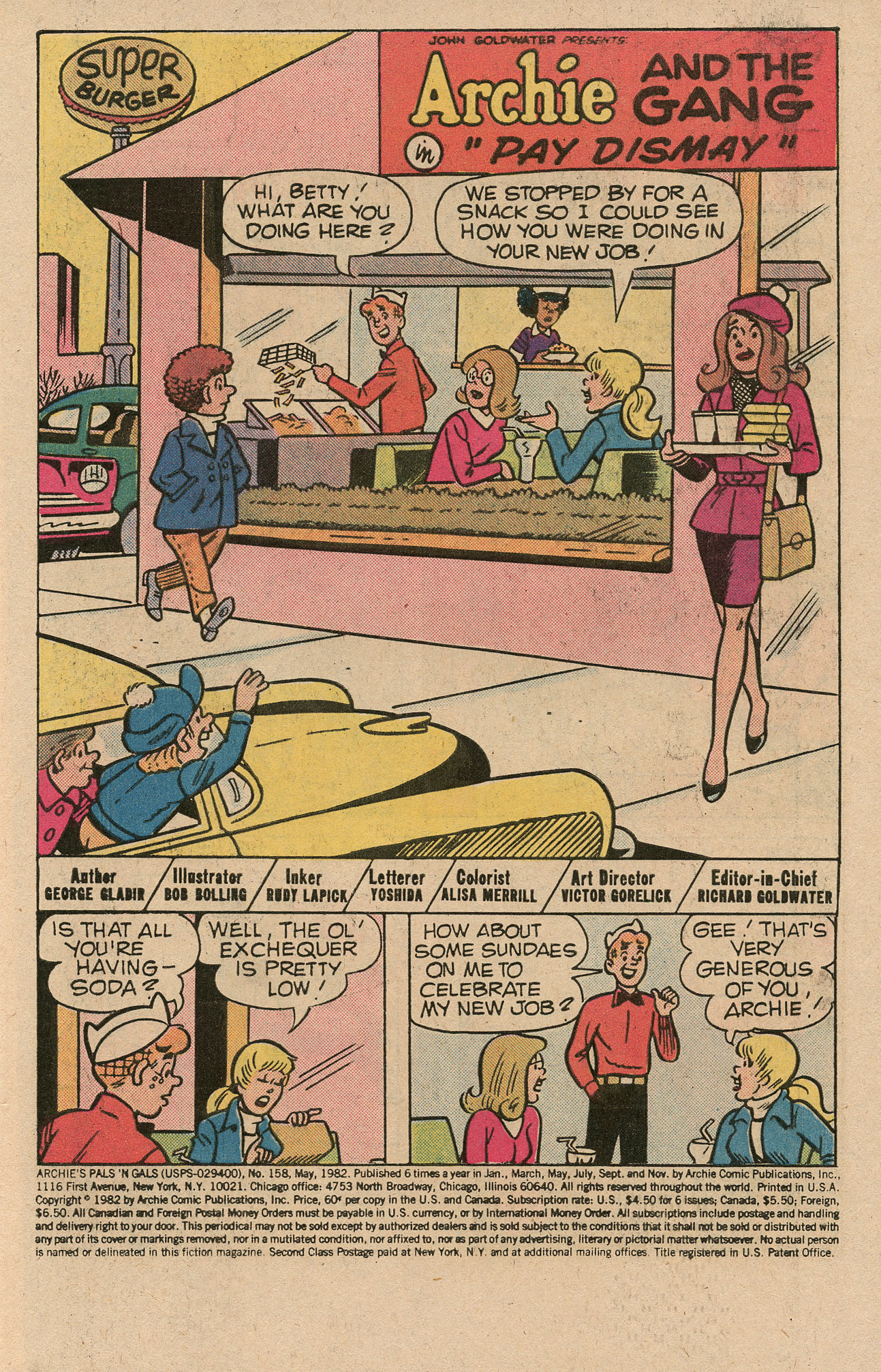 Read online Archie's Pals 'N' Gals (1952) comic -  Issue #158 - 3