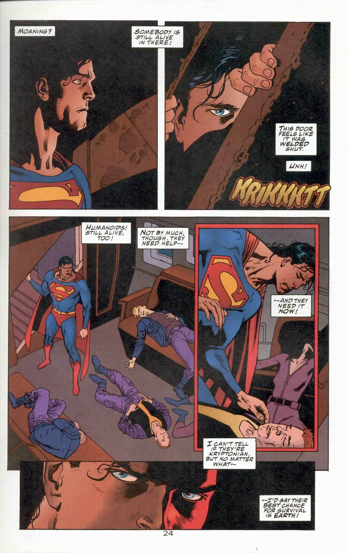 Read online Superman vs. Aliens comic -  Issue #1 - 27