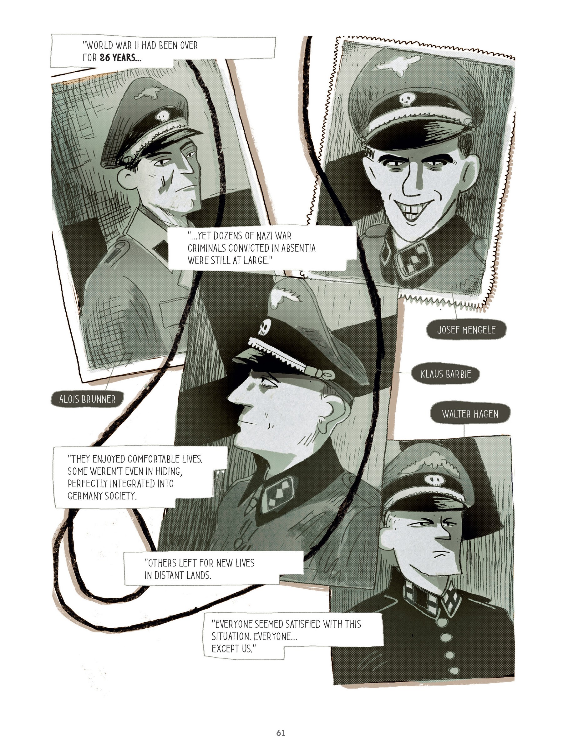 Read online For Justice: The Serge & Beate Klarsfeld Story comic -  Issue # TPB (Part 1) - 61